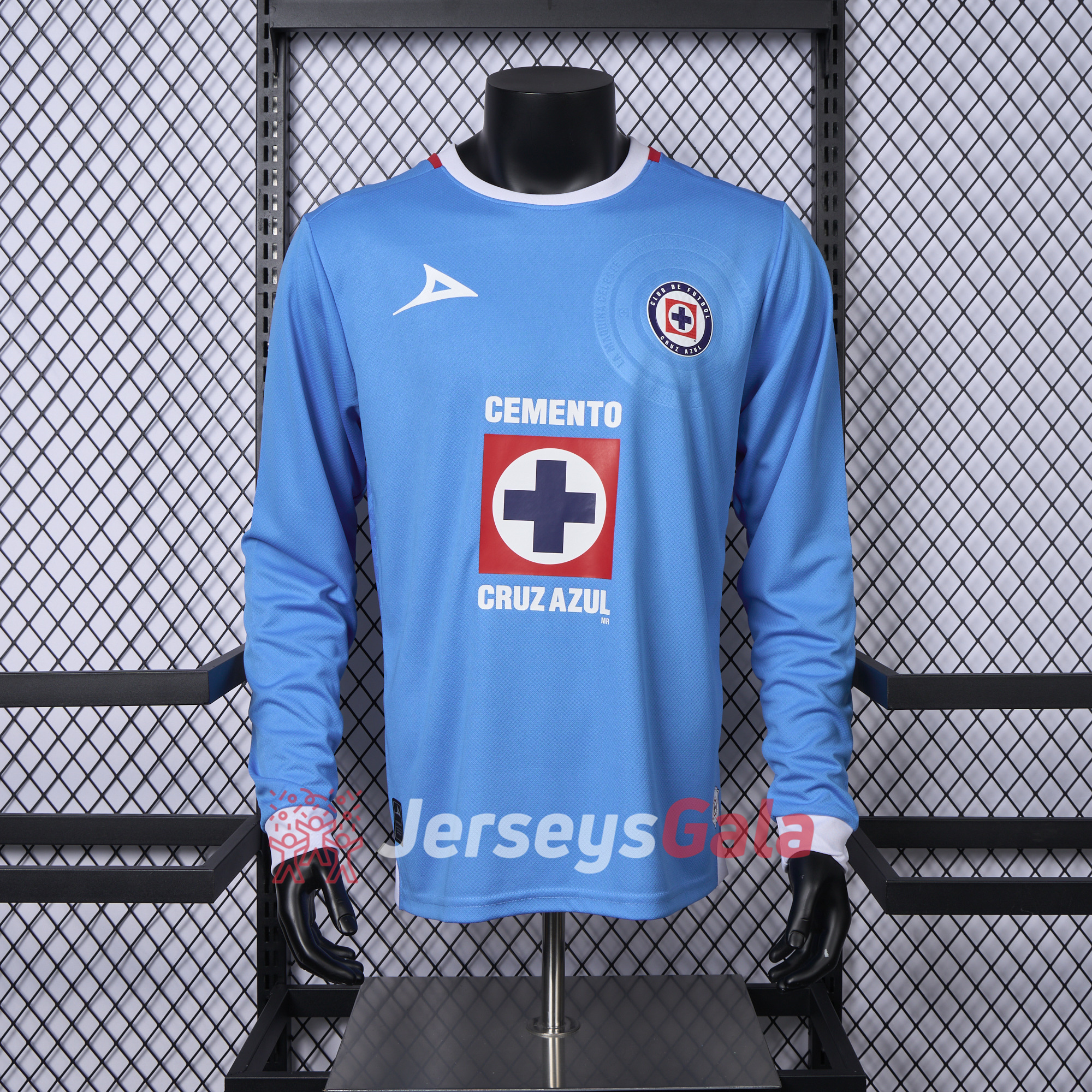 Cruz Azul 24-25 Home Long Sleeve Jersey - Player Version - UnitedFutballJersey