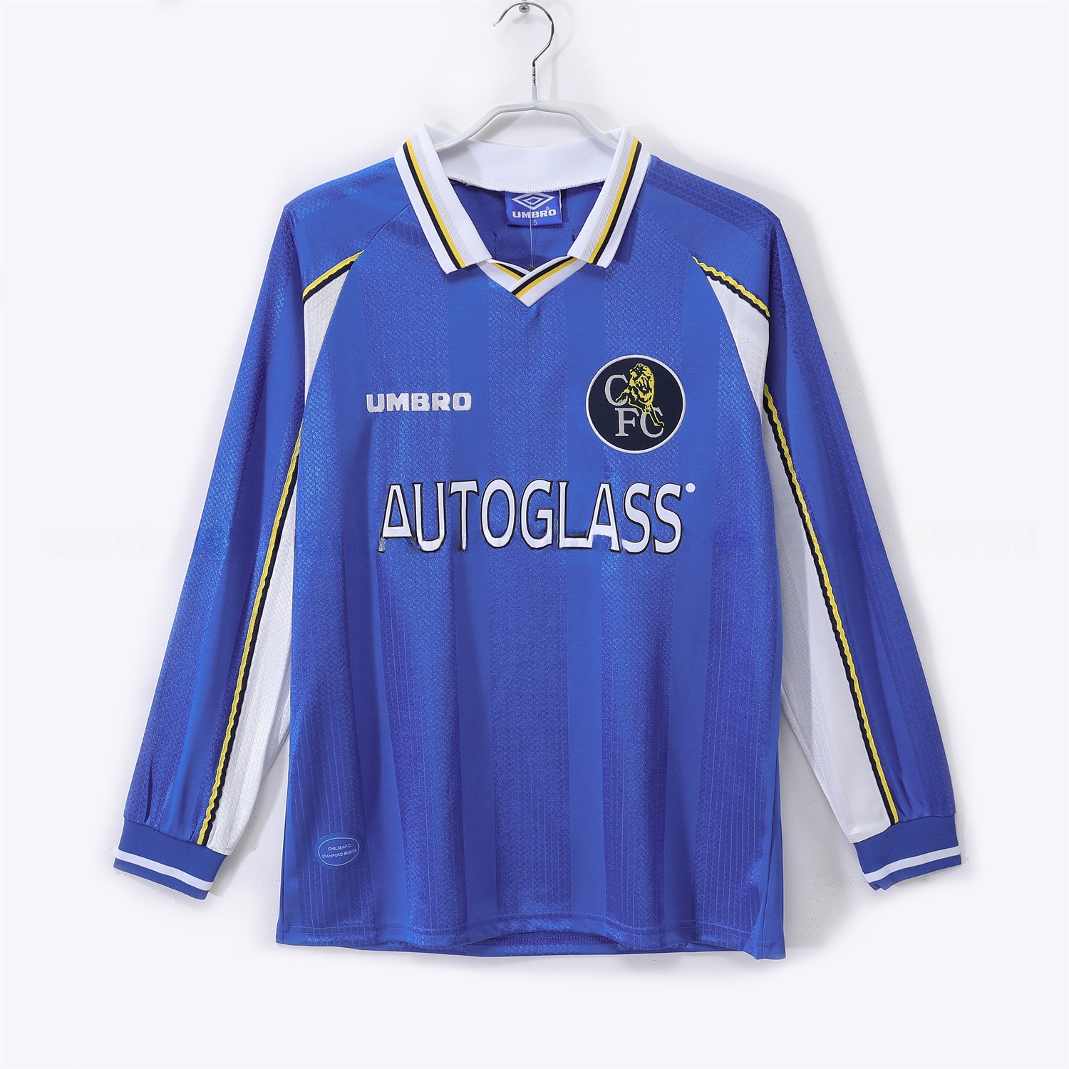 Retro C.H.E.L.S.E.A 1997-99 Home Long Sleeves Jersey - UnitedFutballJersey