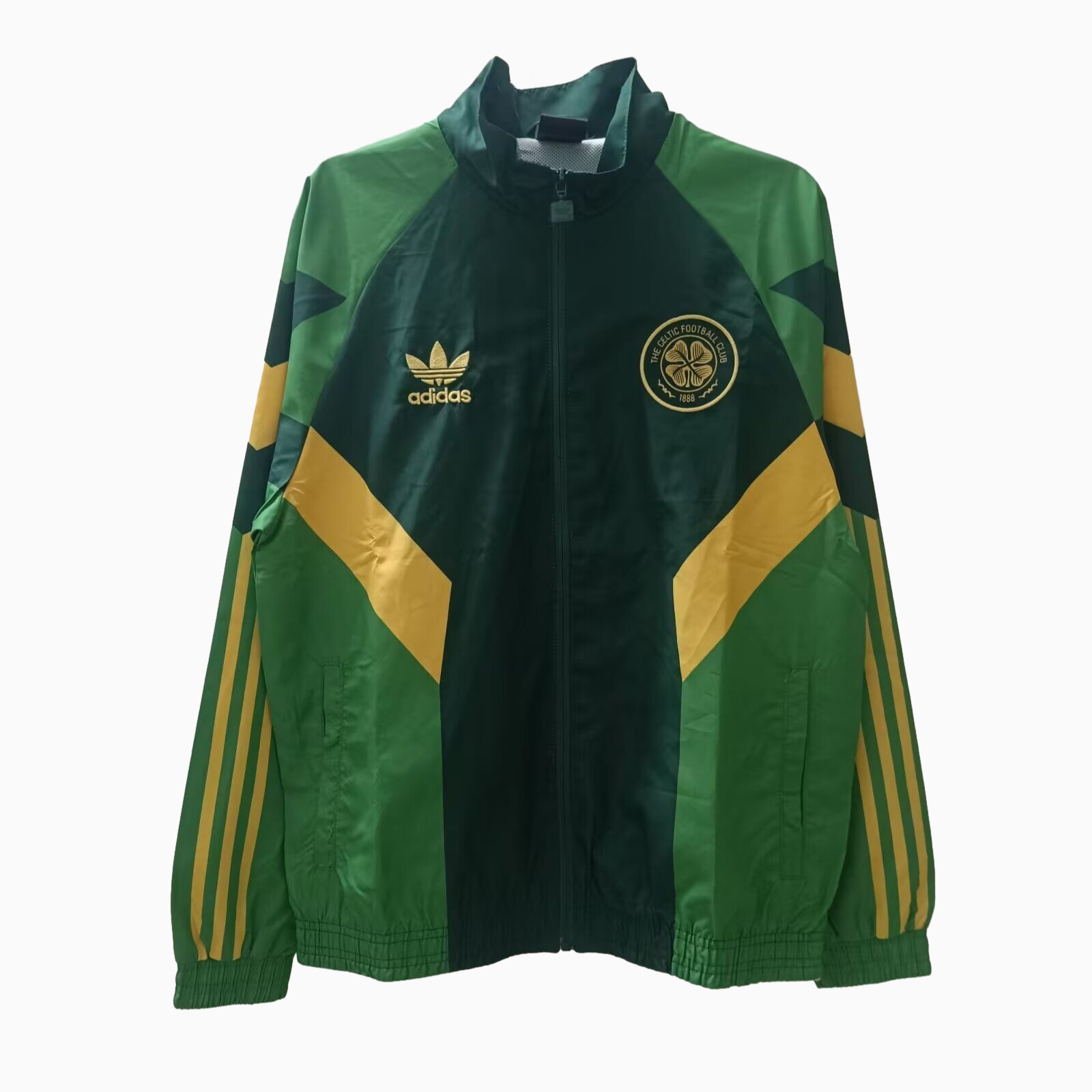 Celtic 24-25 Originals LFSTLR Throwback Windbreaker - Green - UnitedFutballJersey