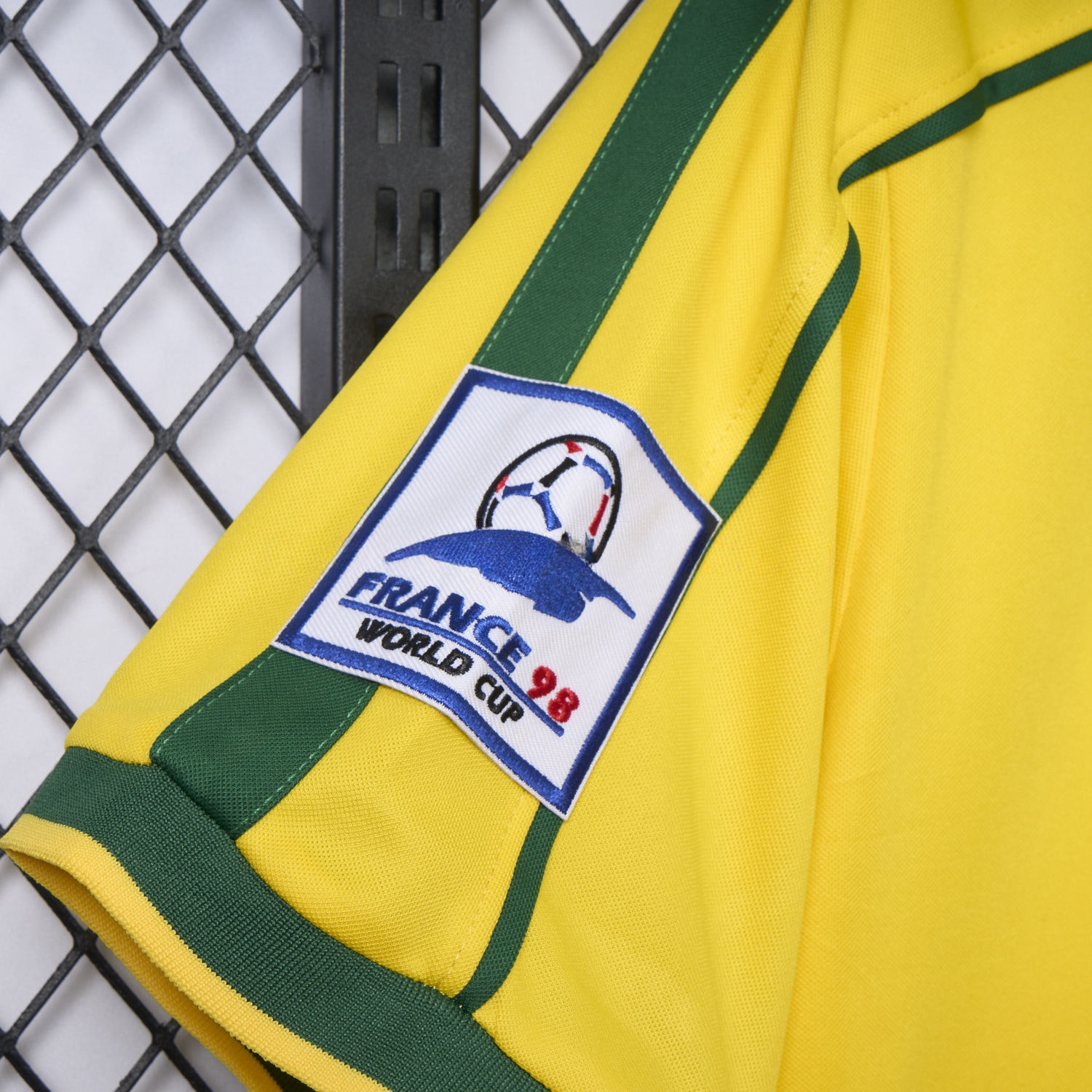 Retro Brazil 1998 Home Jersey - UnitedFutballJersey