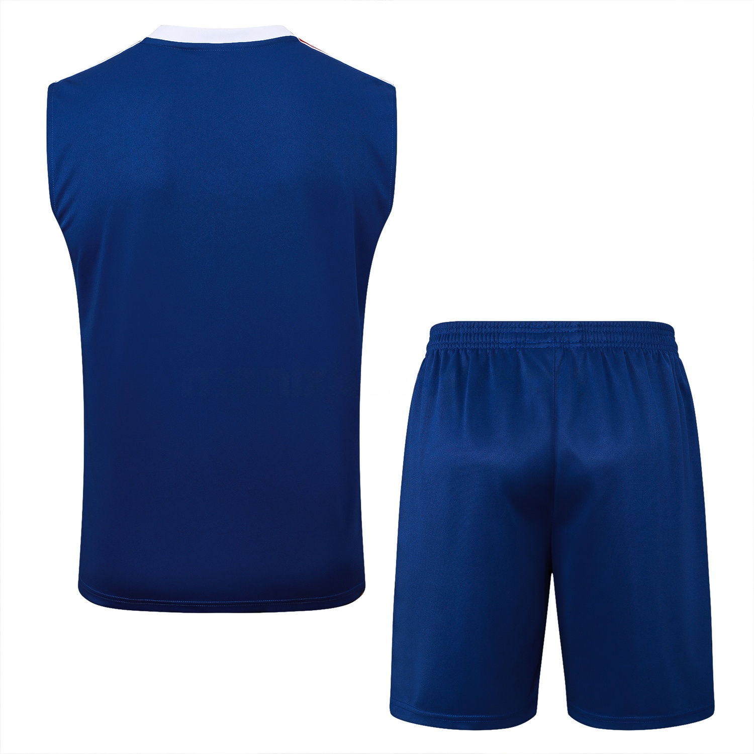 Arsenal 25-26 Throwback Trefoil Vest Training Set - Royal Blue Vest and Shorts - UnitedFutballJersey