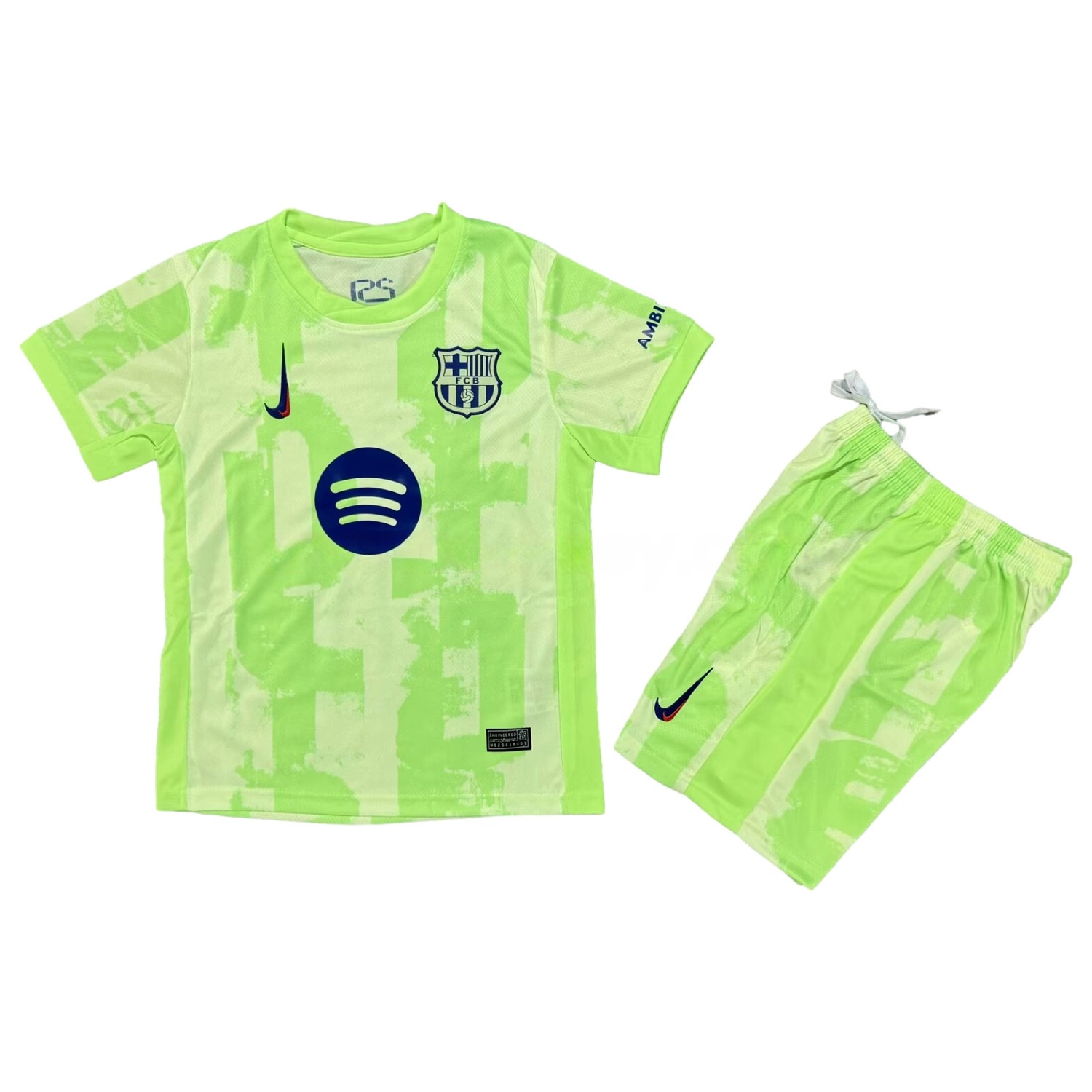 Barcelona 24-25 Third Kids Kit with New Sponsor - UnitedFutballJersey