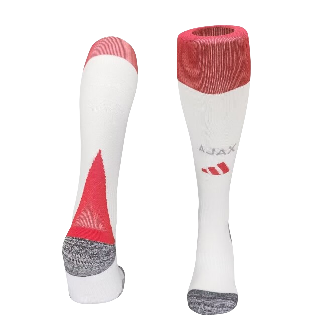 Ajax 24-25 Home Socks - White - UnitedFutballJersey