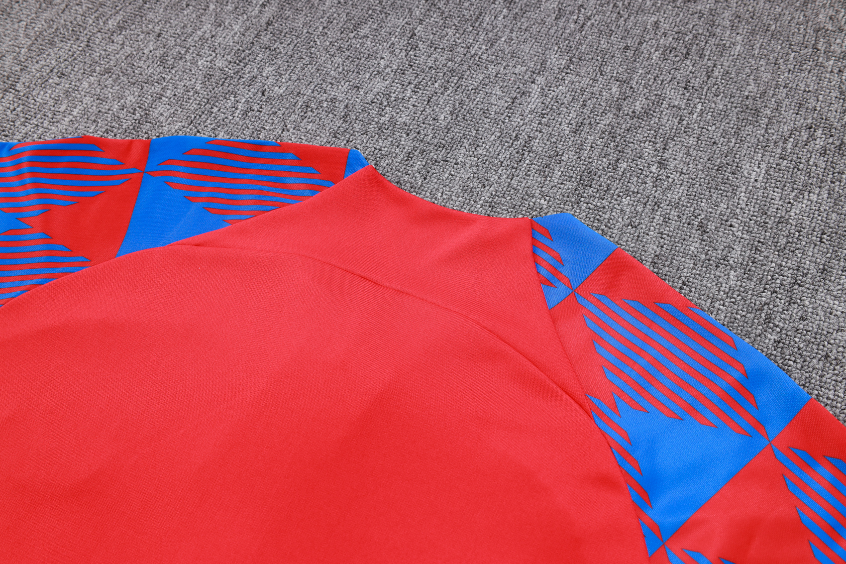B.A.R.S.A 23-24 Long Sleeve Training Set - Red - UnitedFutballJersey