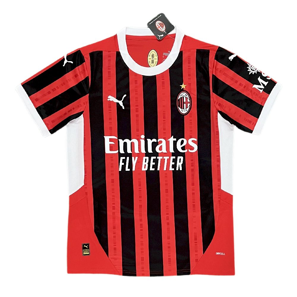 AC Milan 24-25 Home Stadium Jersey - Fans Version - UnitedFutballJersey