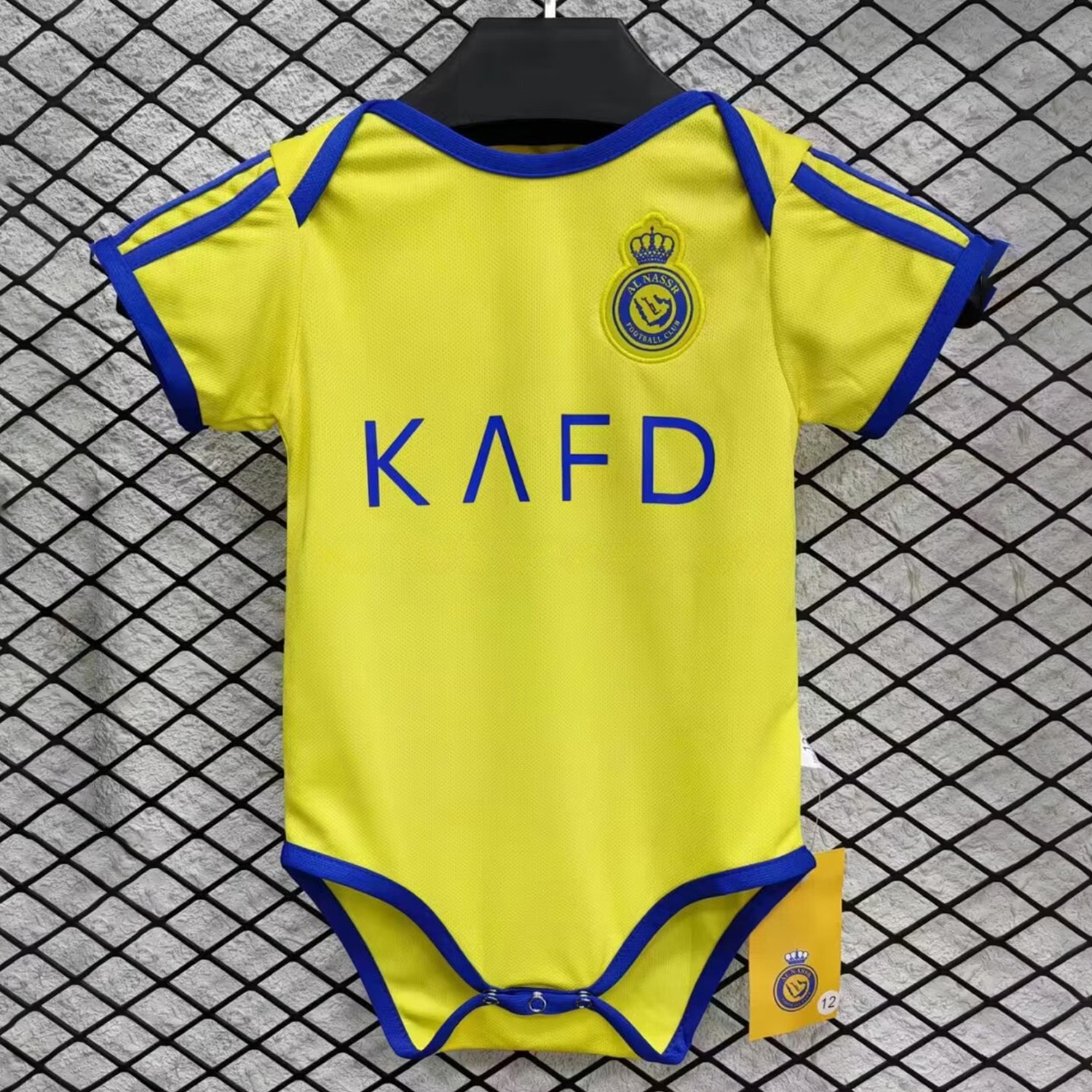 Al Nassr Riyadh Victory 24-25 Home Baby Crawling Suit - UnitedFutballJersey