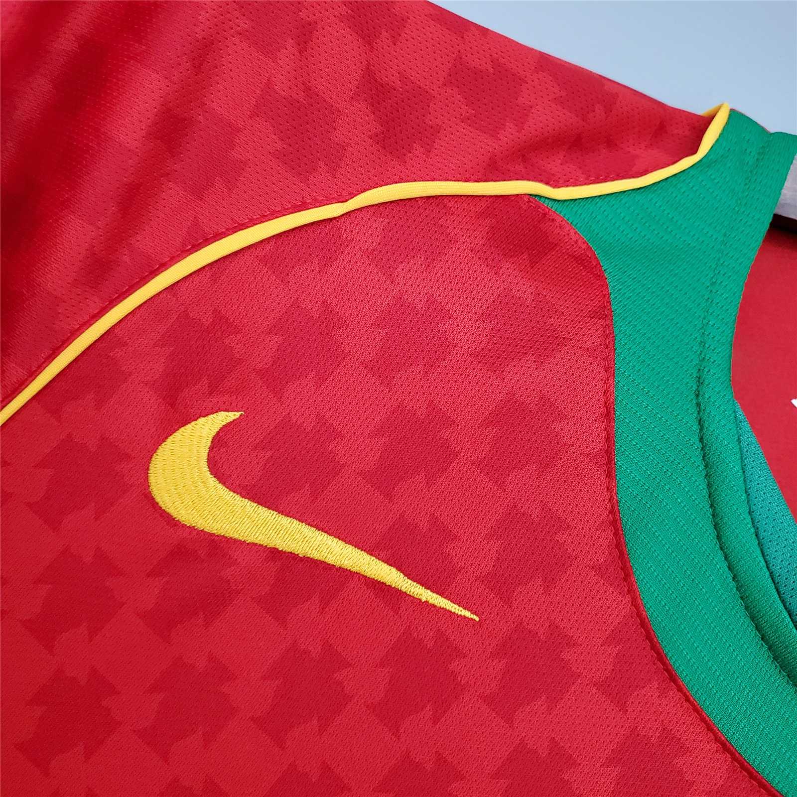 Retro Portugal 2004 Home Stadium Jersey - UnitedFutballJersey