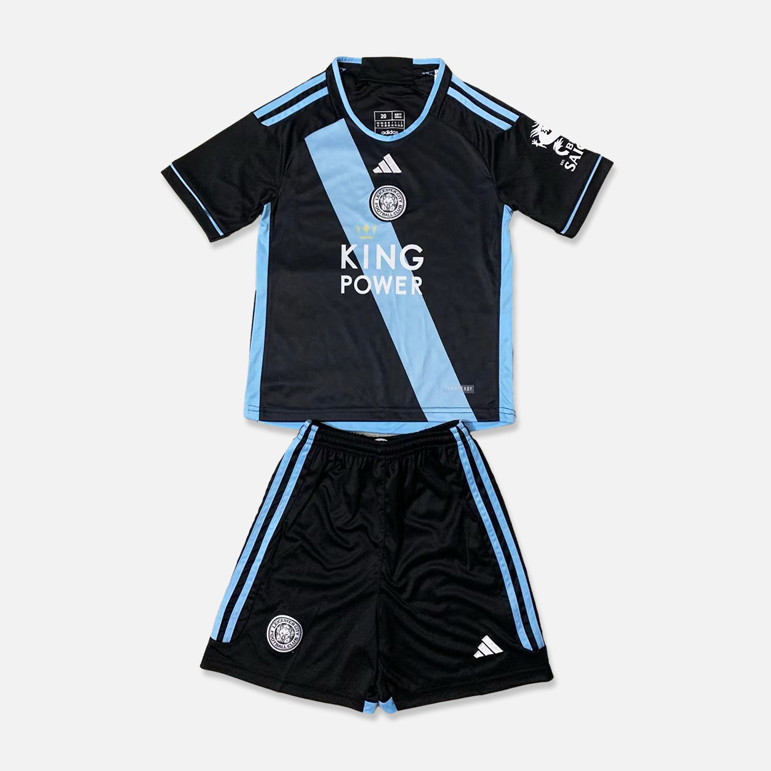 Leicester City 23-24 Away Stadium Kids Kit - UnitedFutballJersey