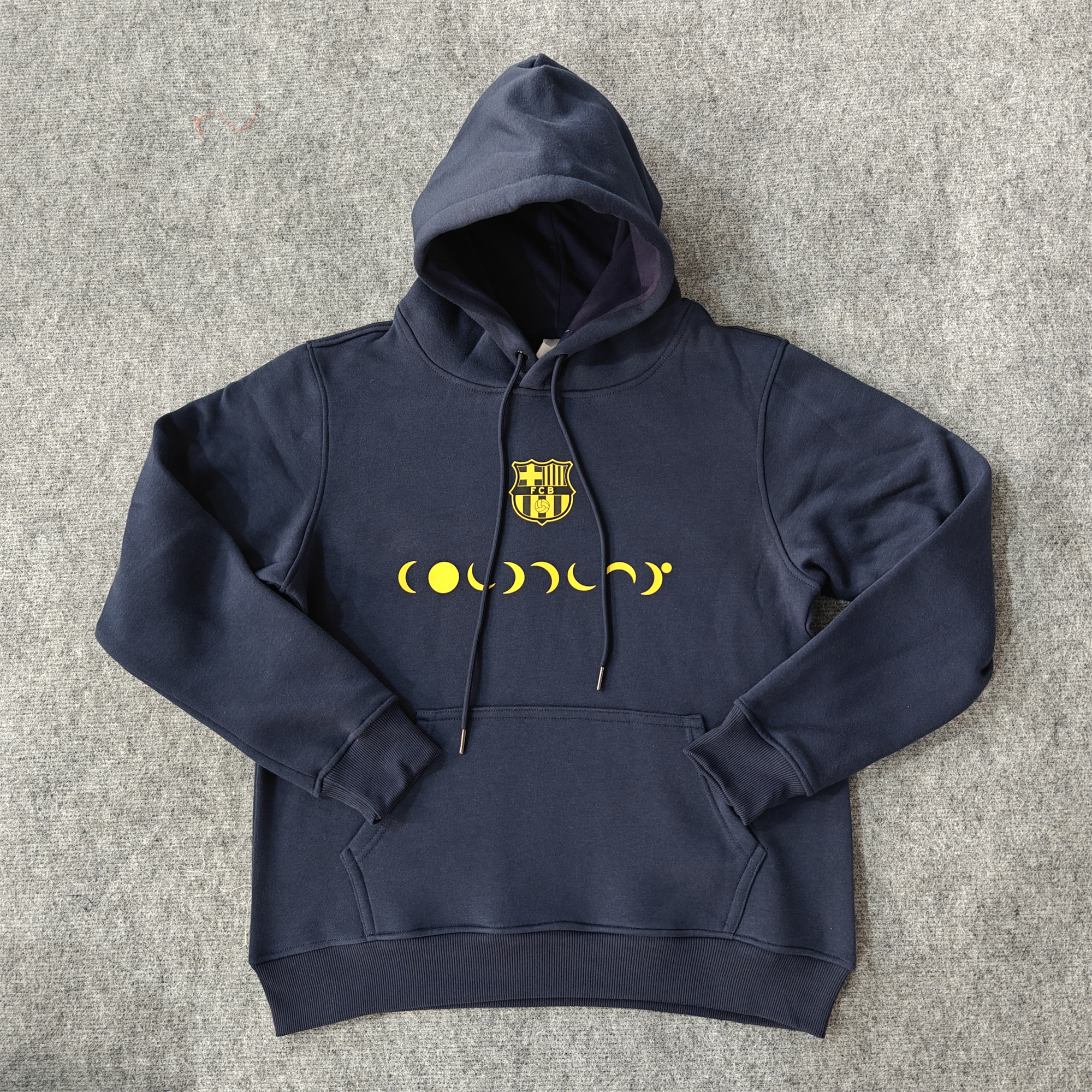 Barcelona X Coldplay 24-25 Moon Silhouette Hoodie - Deep Blue - UnitedFutballJersey