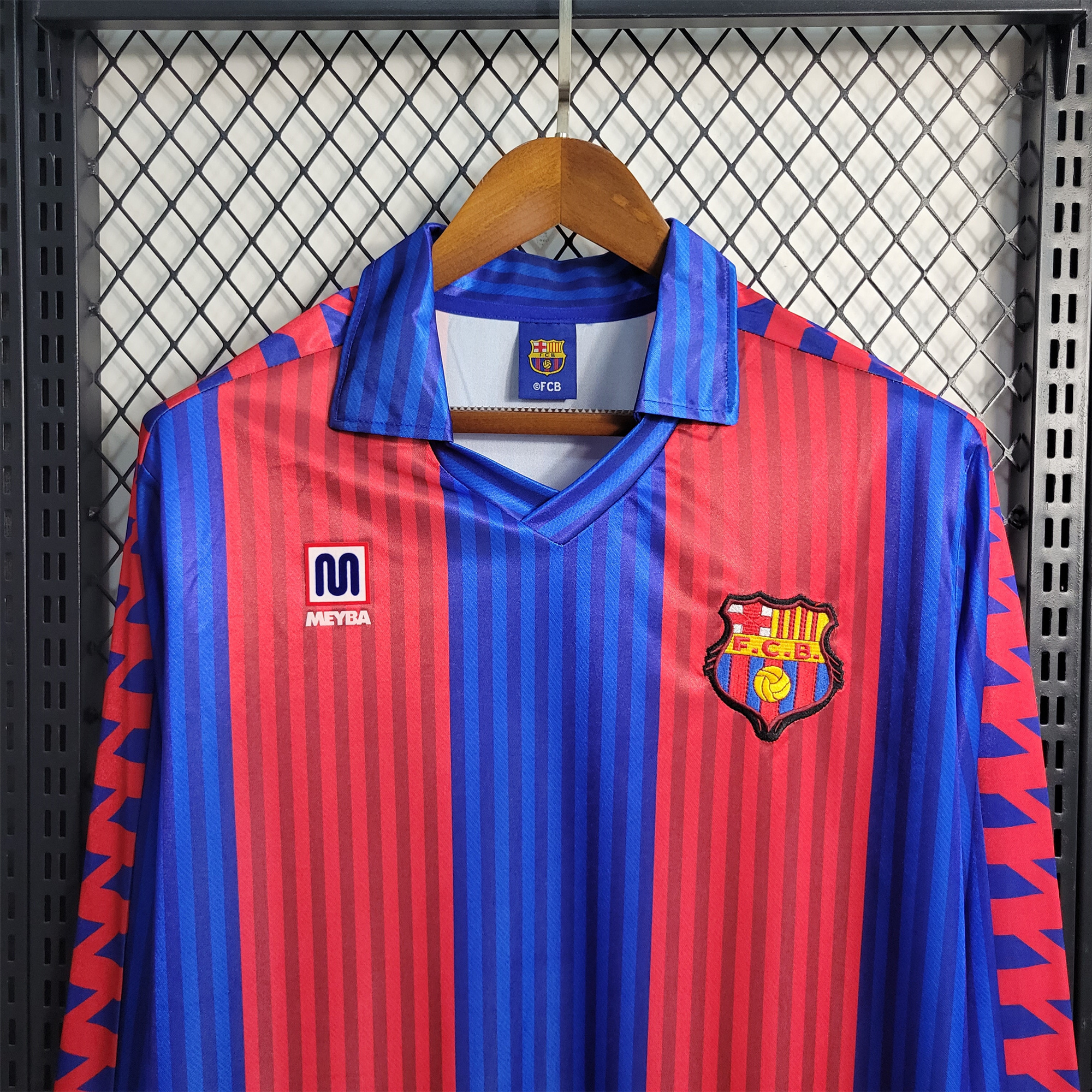 B.A.R.S.A Retro 90-92 Home Stadium Long Sleeve Jersey - UnitedFutballJersey