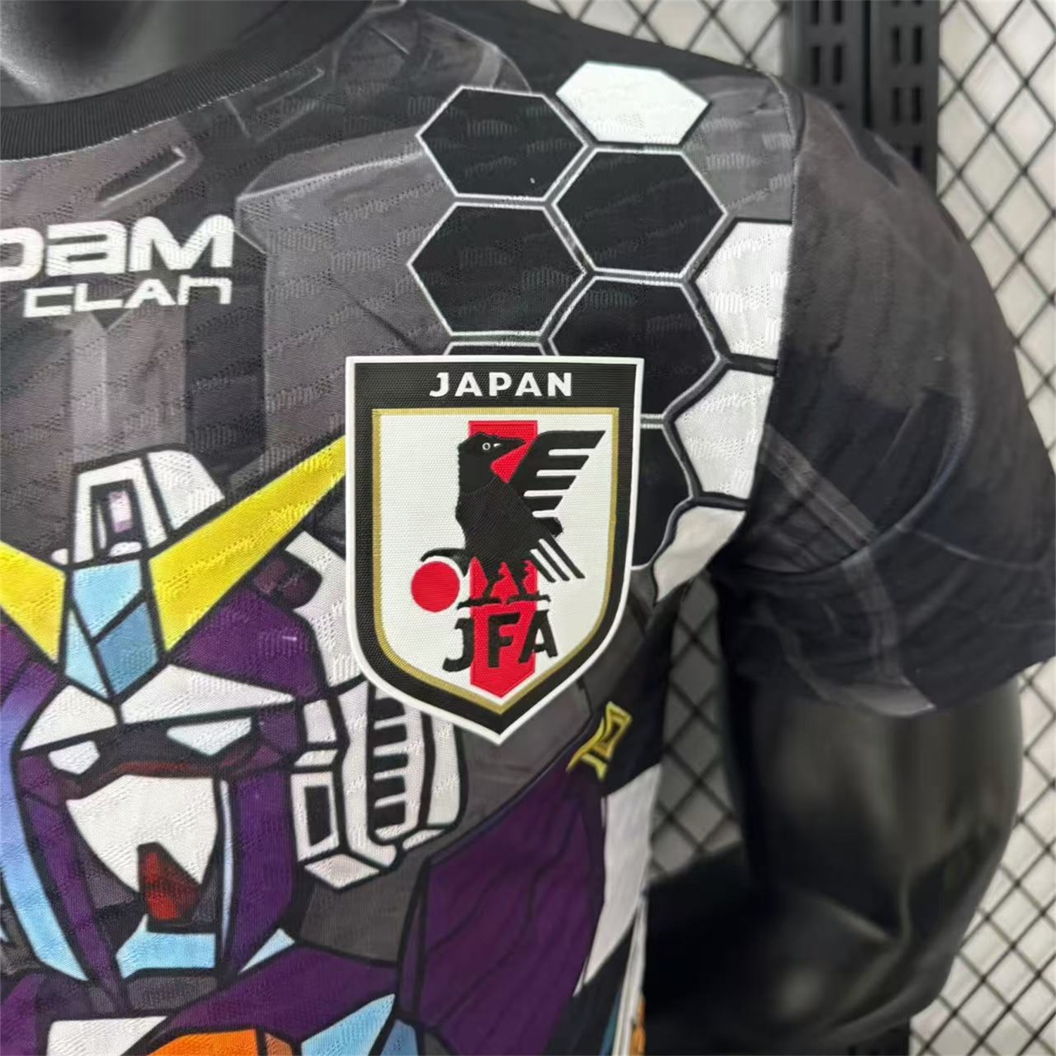 Japan 25-26 Gundam Black Special Edition Jersey - Player Version - UnitedFutballJersey