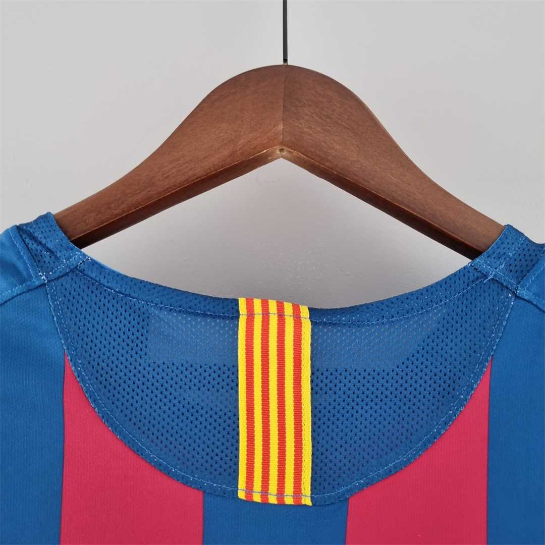 B.A.R.S.A Retro 05-06 Home Long Sleeve Jersey - UEFA Champions League Final - UnitedFutballJersey