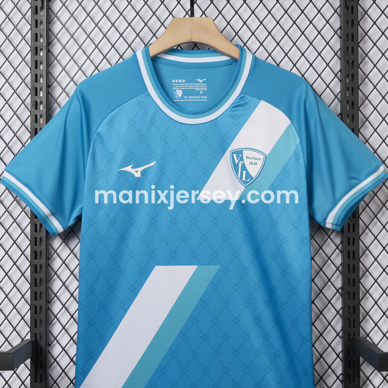 Bochum 24-25 White Slanted Stripe Special Jersey - Fans Version - UnitedFutballJersey