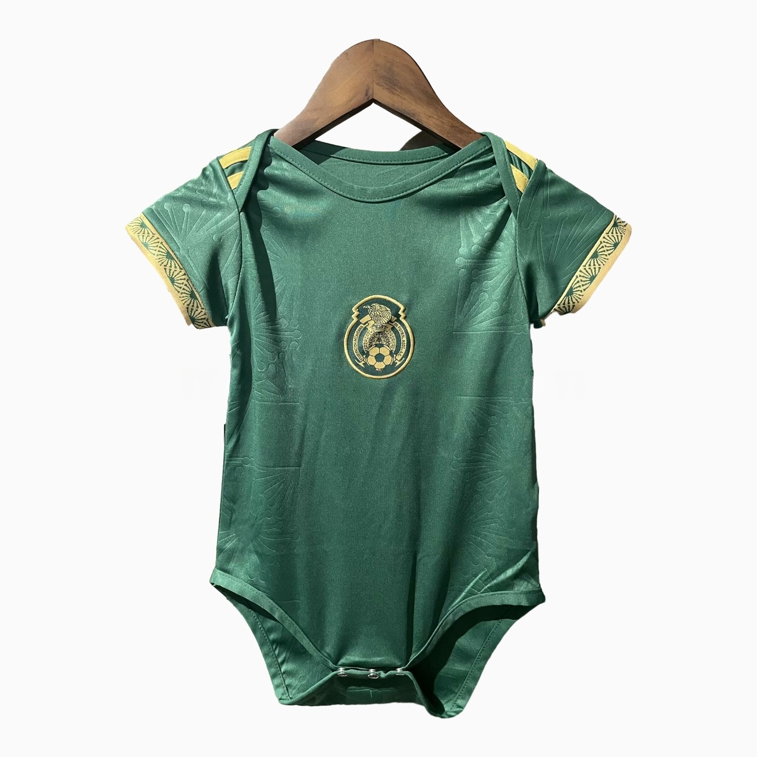 Mexico 2025 Gold Cup Green Baby Crawling Suit - UnitedFutballJersey