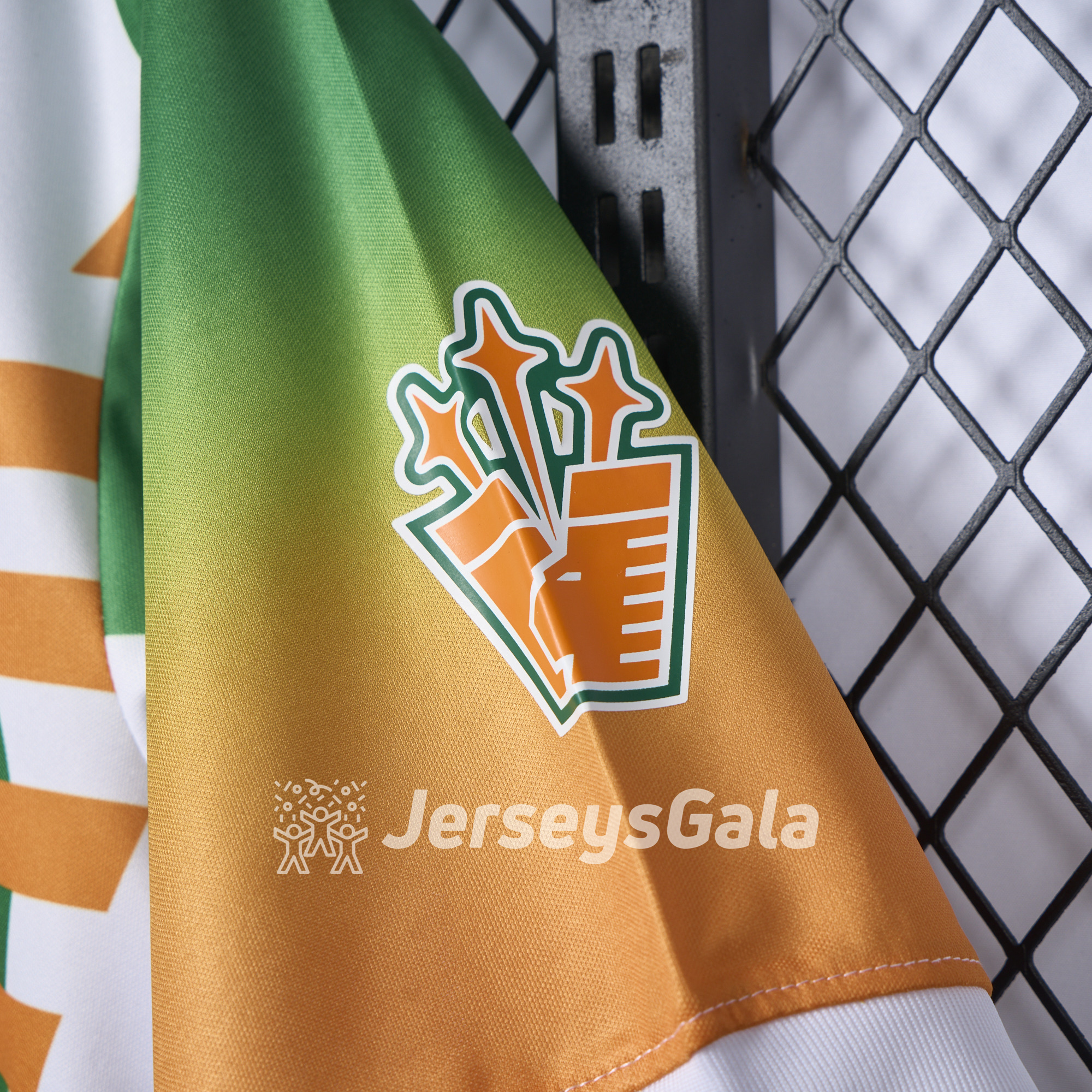 Venezia FC 24-25 Orange and Green Pre-Match Jersey - Fans Version - UnitedFutballJersey