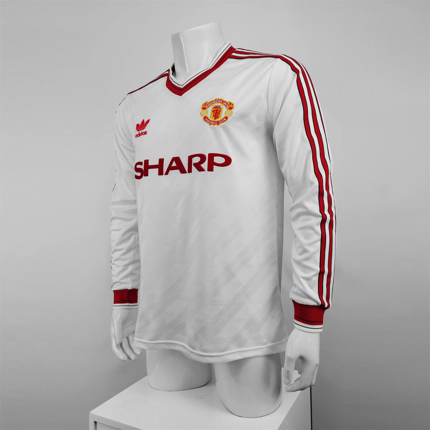 Manchester United Retro 86-88 Away Long Sleeve Jersey - UnitedFutballJersey