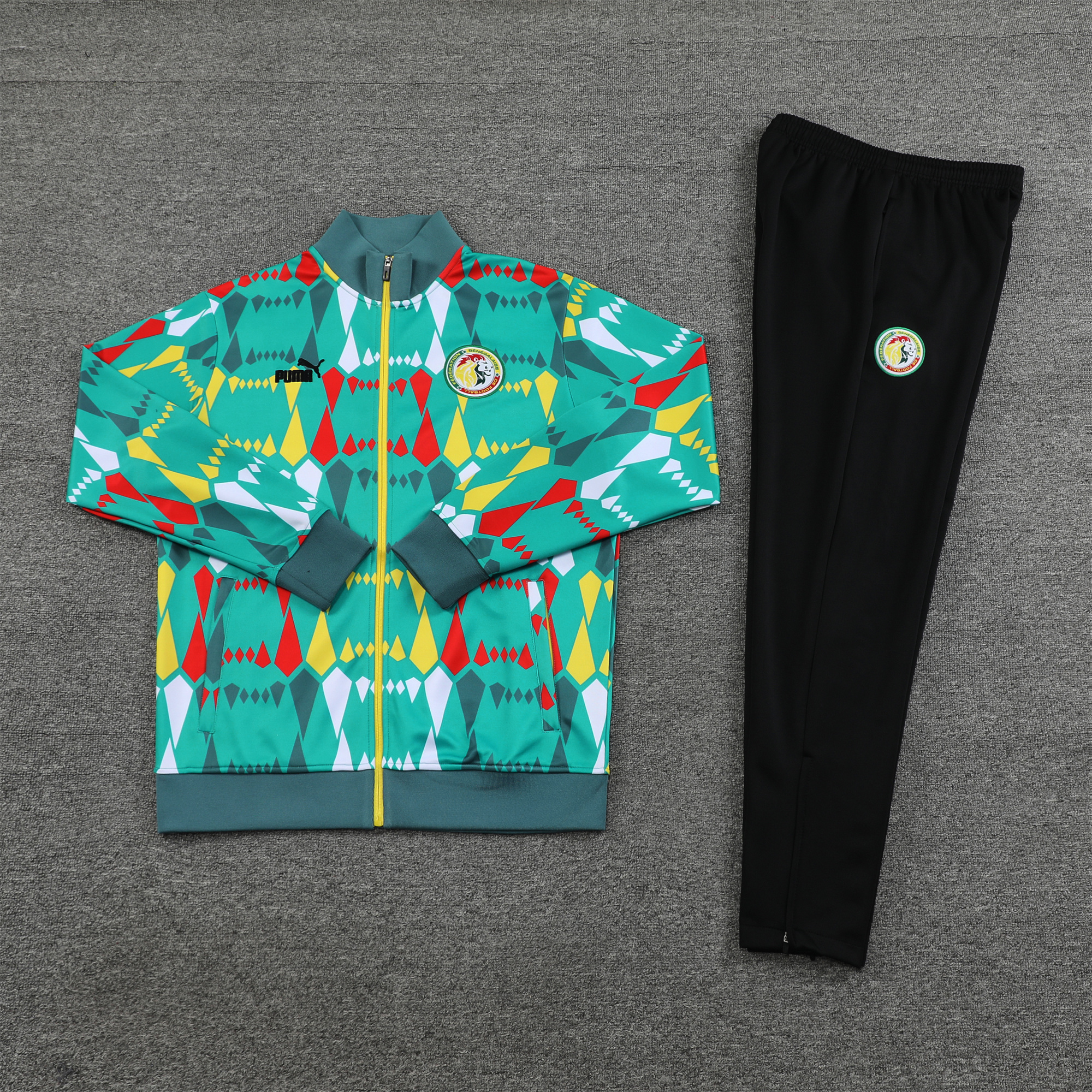 Senegal 23-24 Jacket Training Tracksuit - Green - UnitedFutballJersey