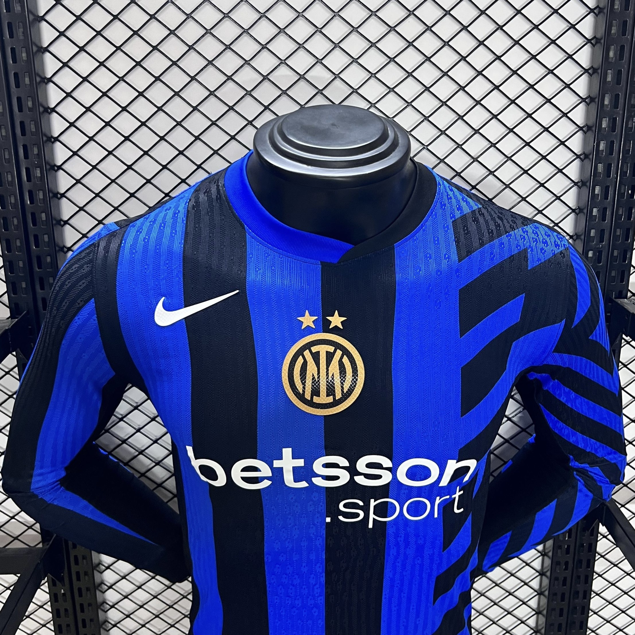 Inter Milan 24-25 Home Long Sleeve Jersey - Player Version - UnitedFutballJersey