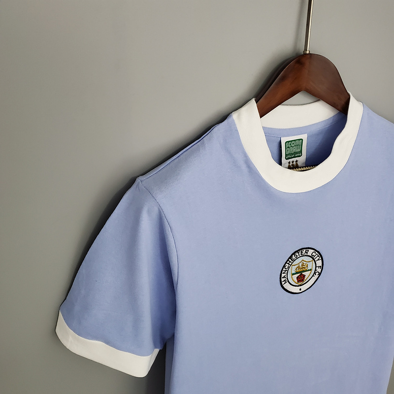 Retro Manchester City 1972 Home Stadium Jersey - UnitedFutballJersey
