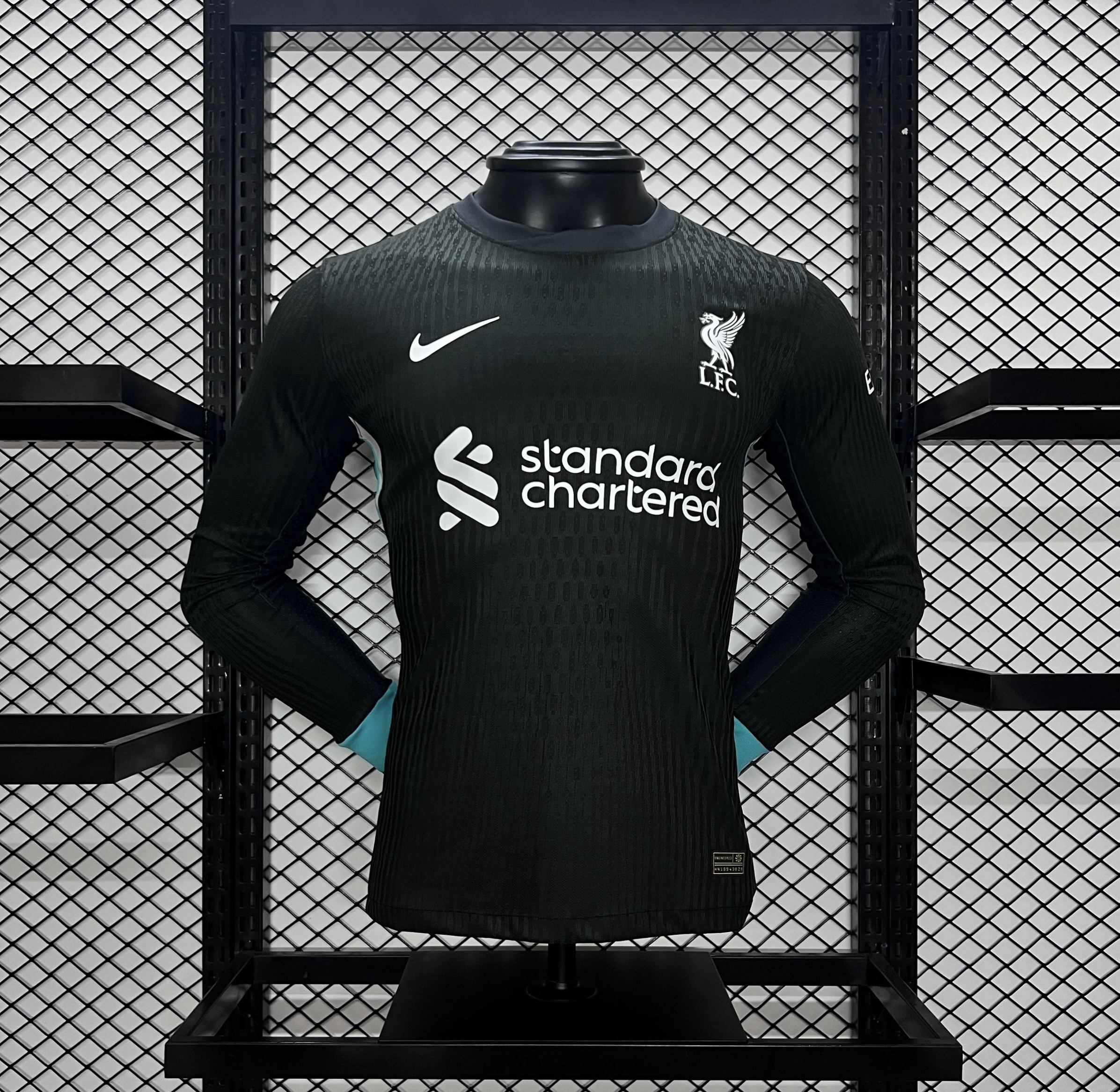 Liver.pool 24-25 Away Long Sleeve Jersey - Player Version - UnitedFutballJersey