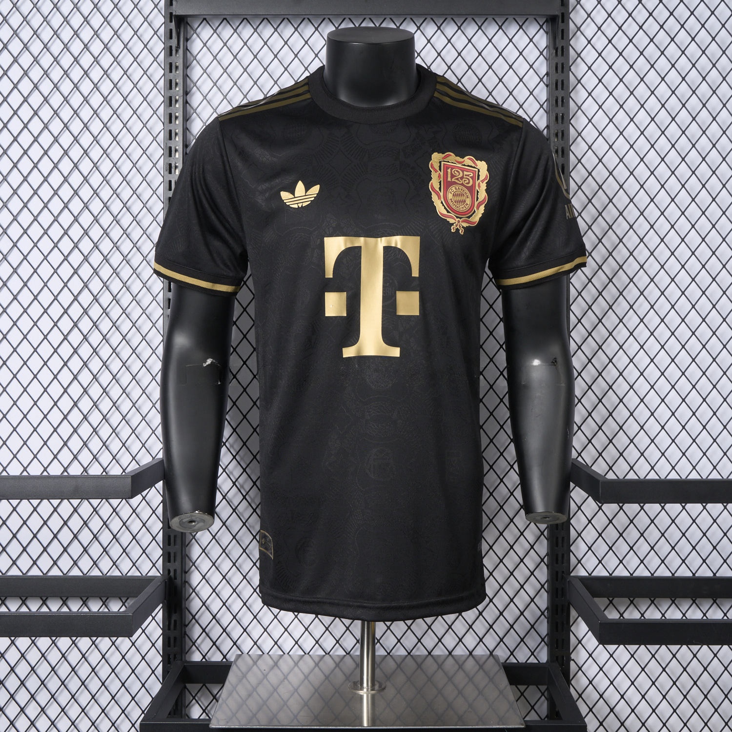 Bayern Munich 2025 Black 125th Anniversary Jersey - Player Version - UnitedFutballJersey