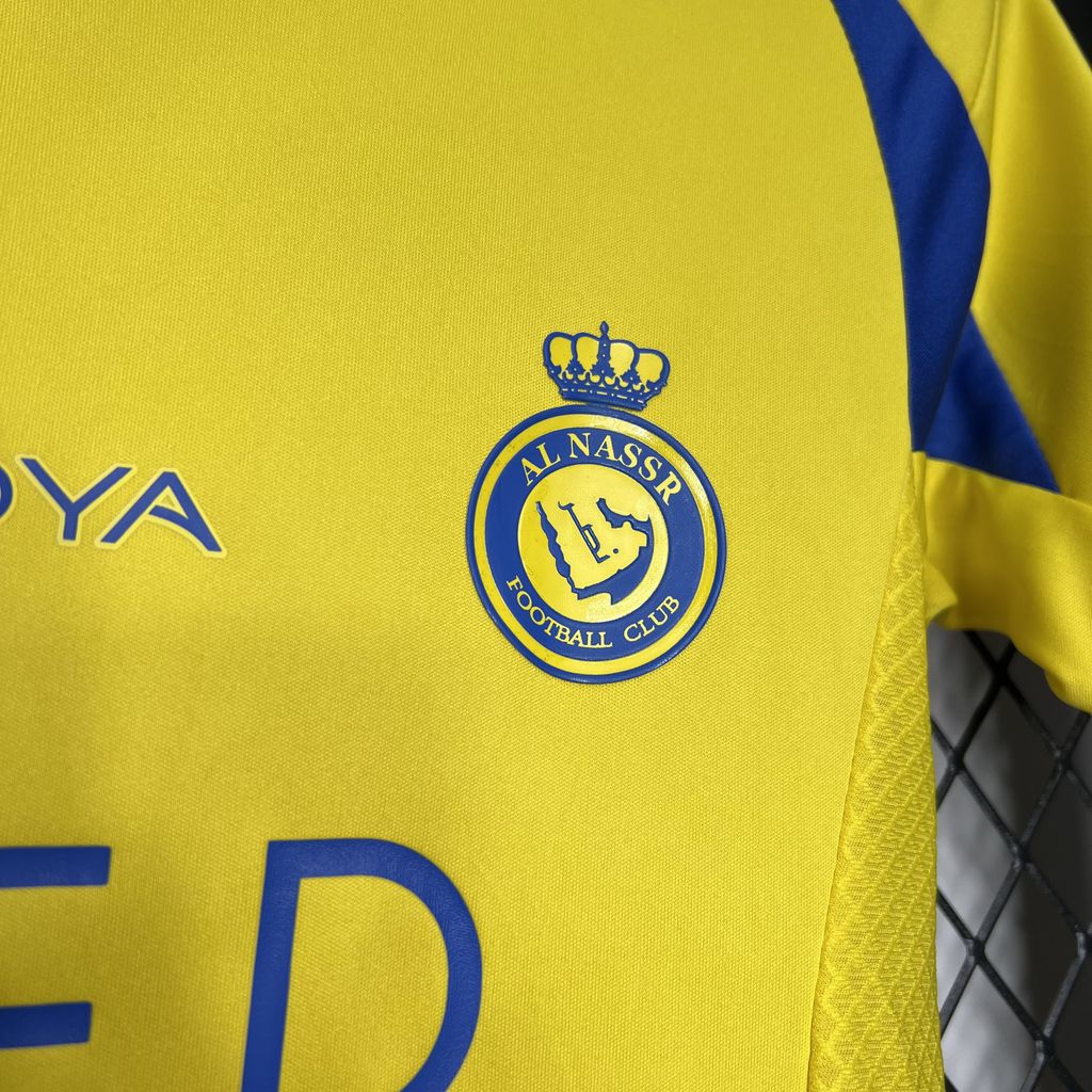 Al Nassr Riyadh Victory 24-25 Home Stadium Kids Kit - UnitedFutballJersey