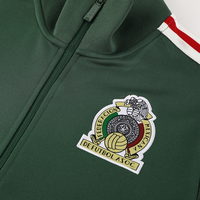 Mexico 23-24 Jacket Training Tracksuit - Green - UnitedFutballJersey