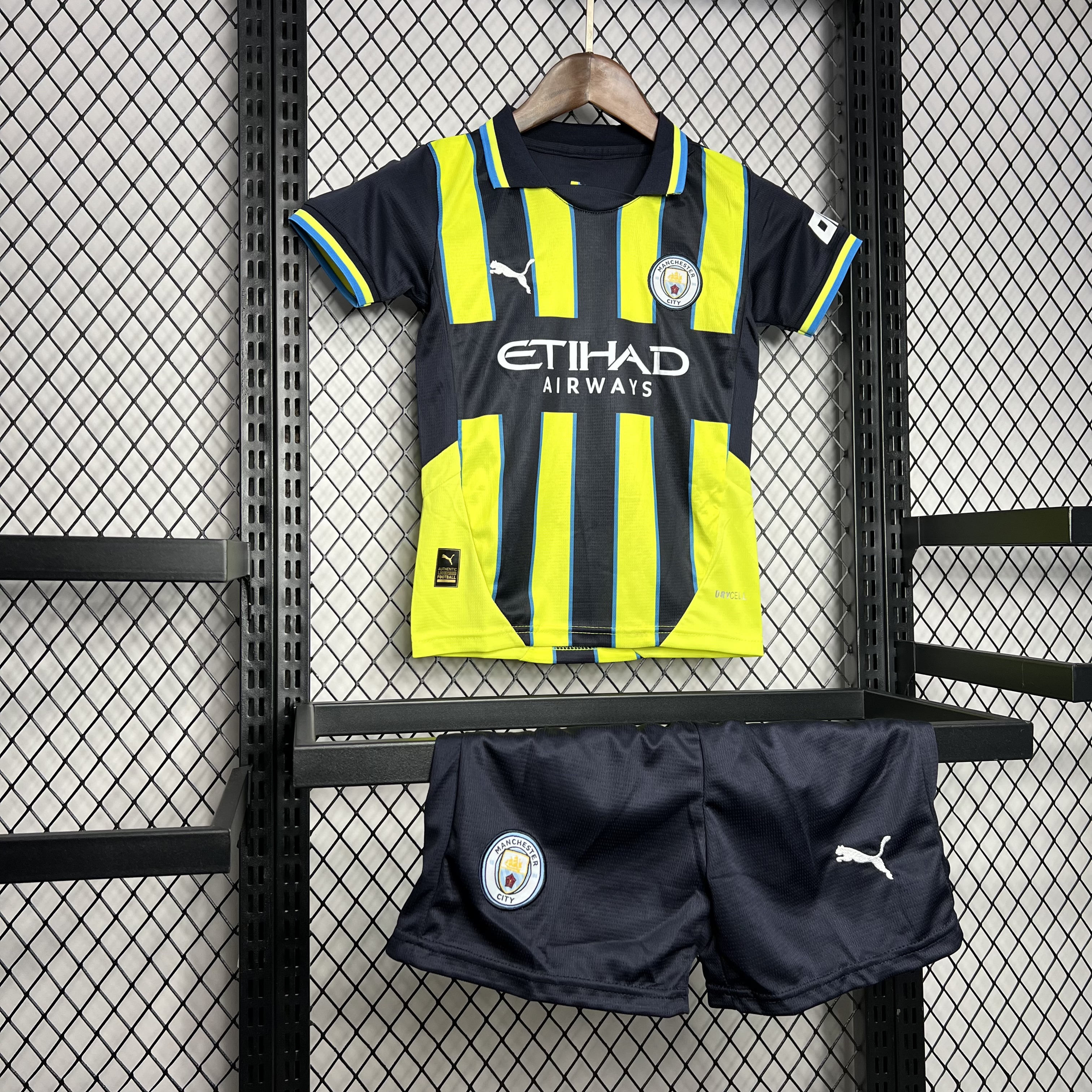 Manchester City 24-25 Away Kids Kit - UnitedFutballJersey