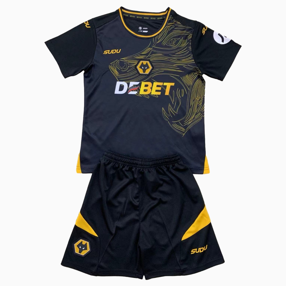 Wolverhampton Wanderers Wolves 24-25 Away Men's Adult Jersey Set - Fans Version - UnitedFutballJersey