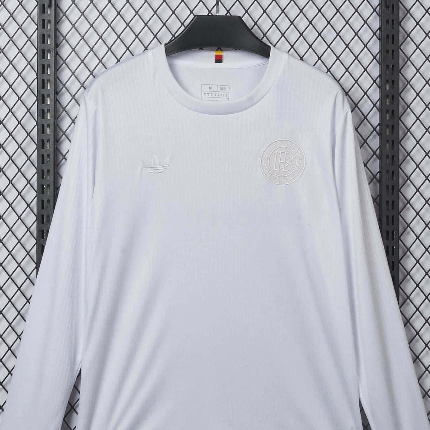 Germany 2025 125-Year Anniversary Pure White Long Sleeves Jersey - Fans Version - UnitedFutballJersey