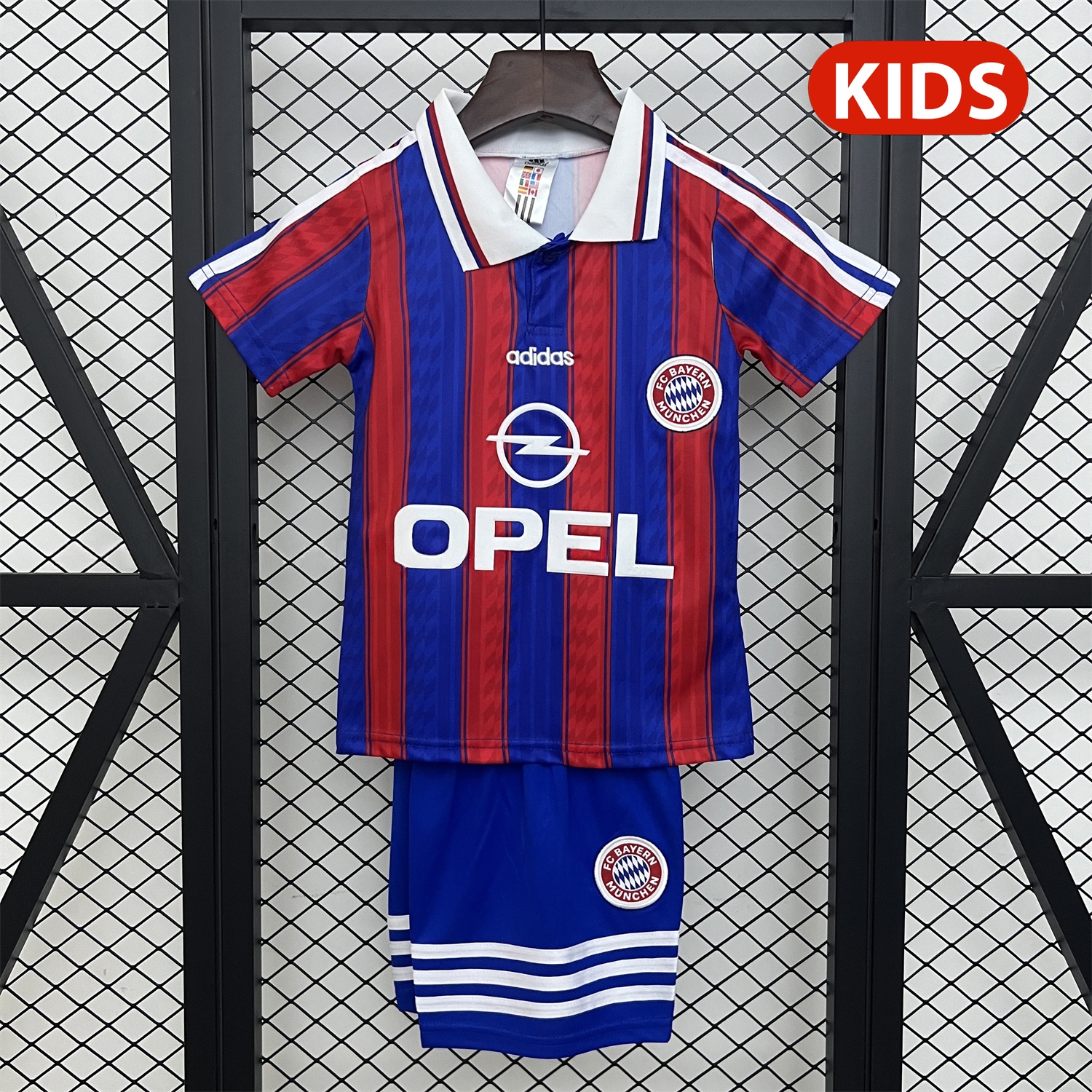 Retro Bayern Munich 1995-97 Home Kids Kit - UnitedFutballJersey