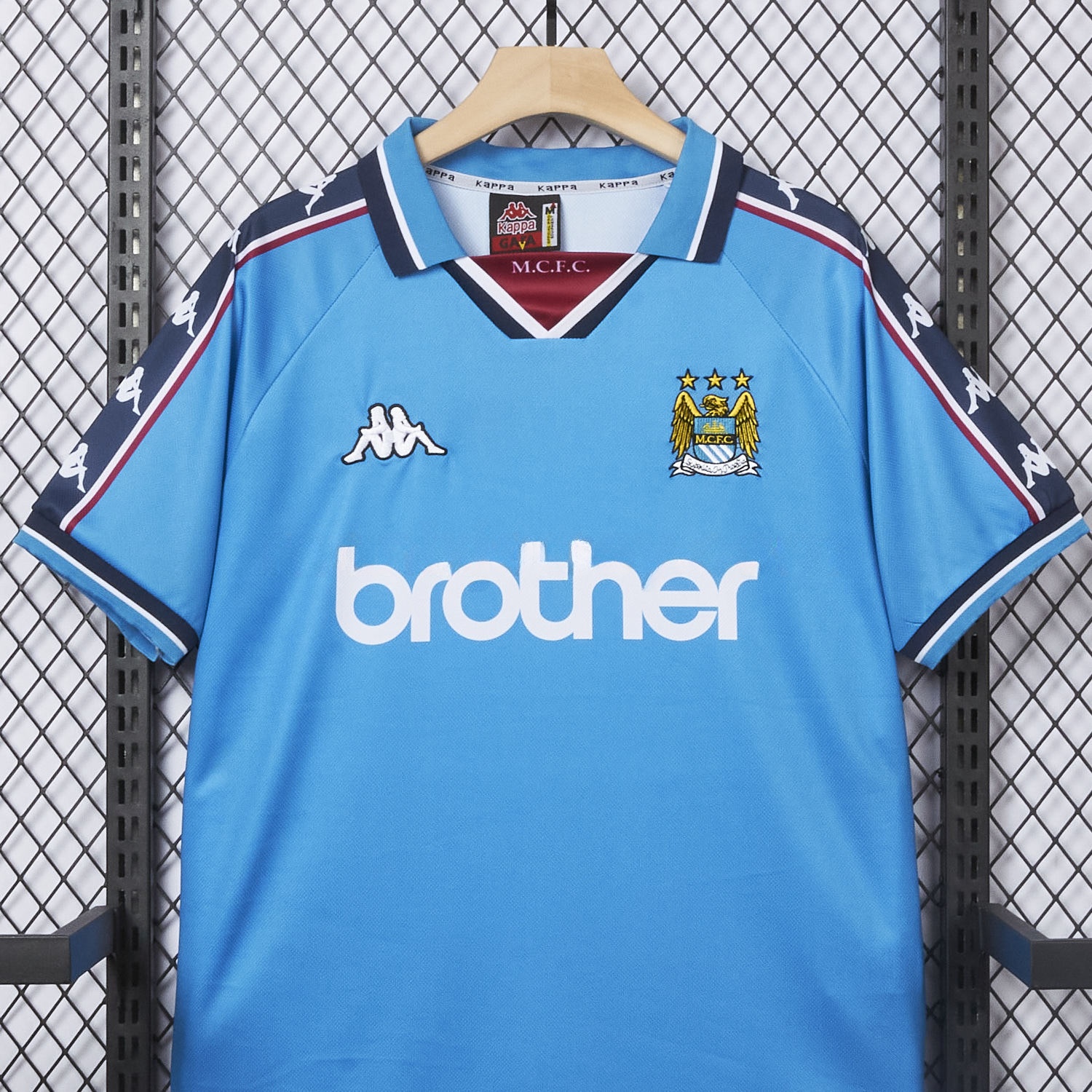 Retro Manchester City 1997-98 Home Jersey - UnitedFutballJersey