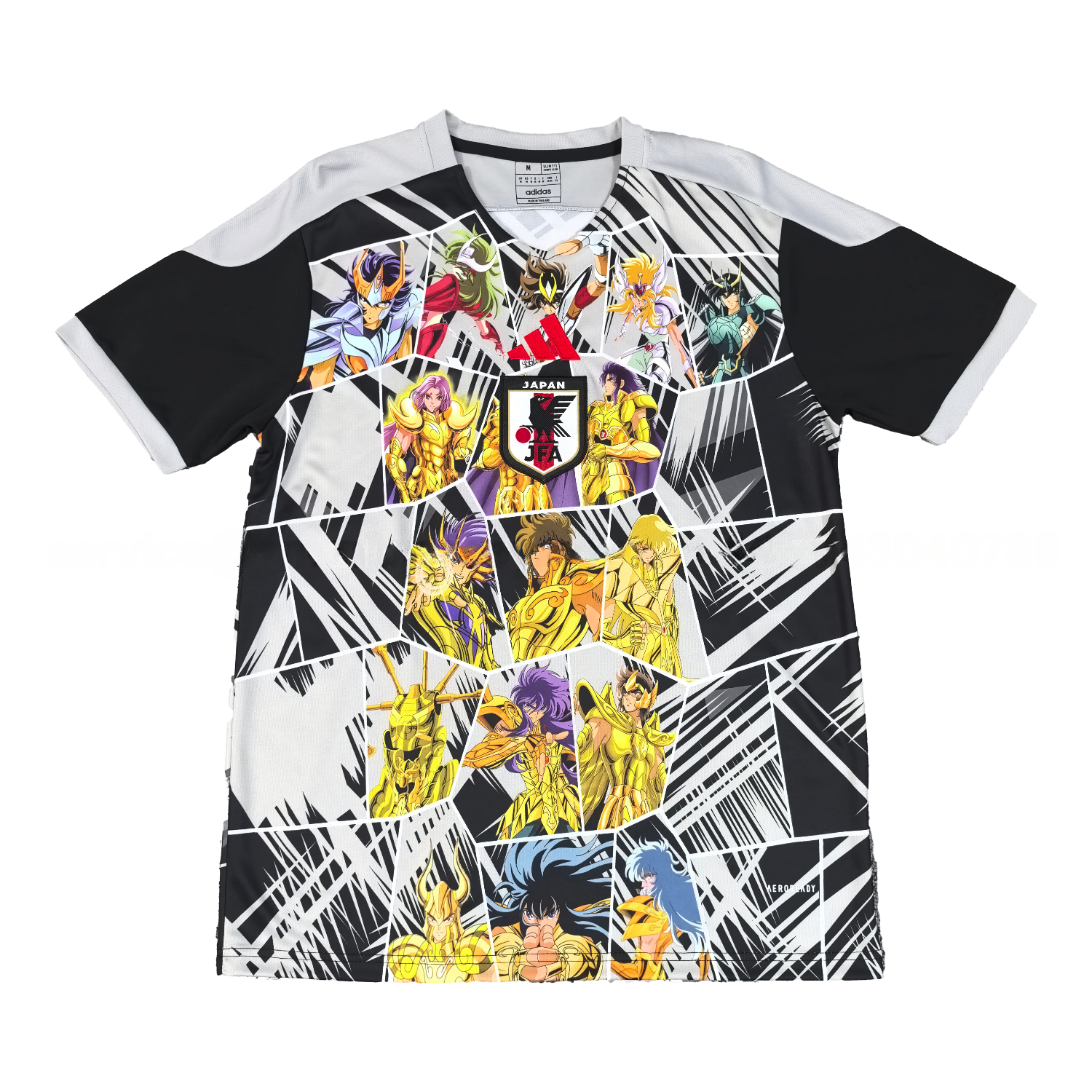 Japan 25-26 Saint Seiya Comic Characters Group Portrait Special Jersey - Fans Version - UnitedFutballJersey