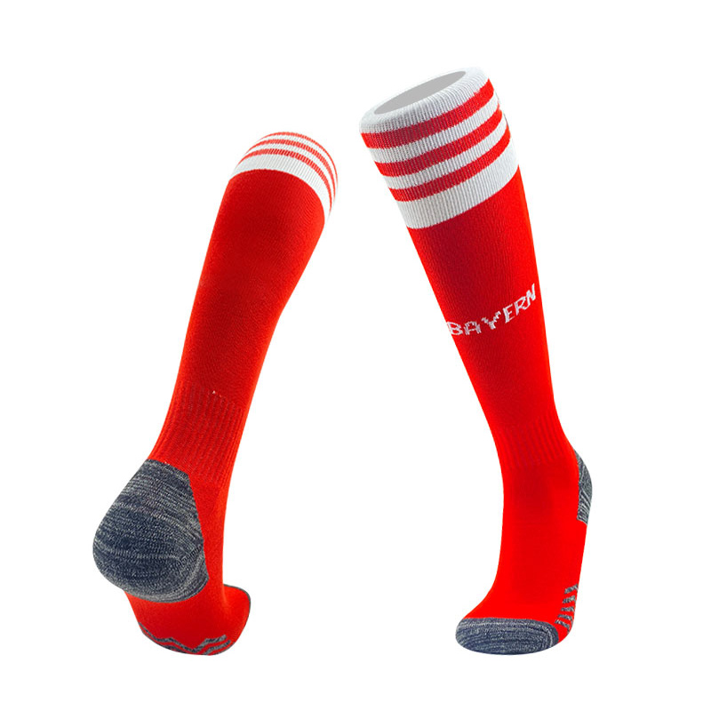 Bayern Munich 23-24 Home Socks - Red - UnitedFutballJersey