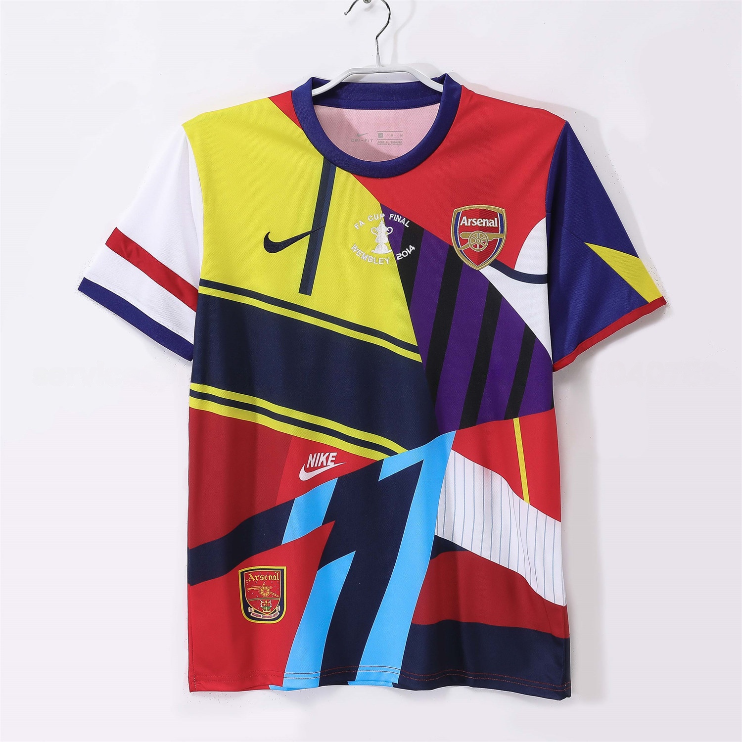 Retro Arsenal 2014 FA CUP Trophy Commemorative Jersey - UnitedFutballJersey