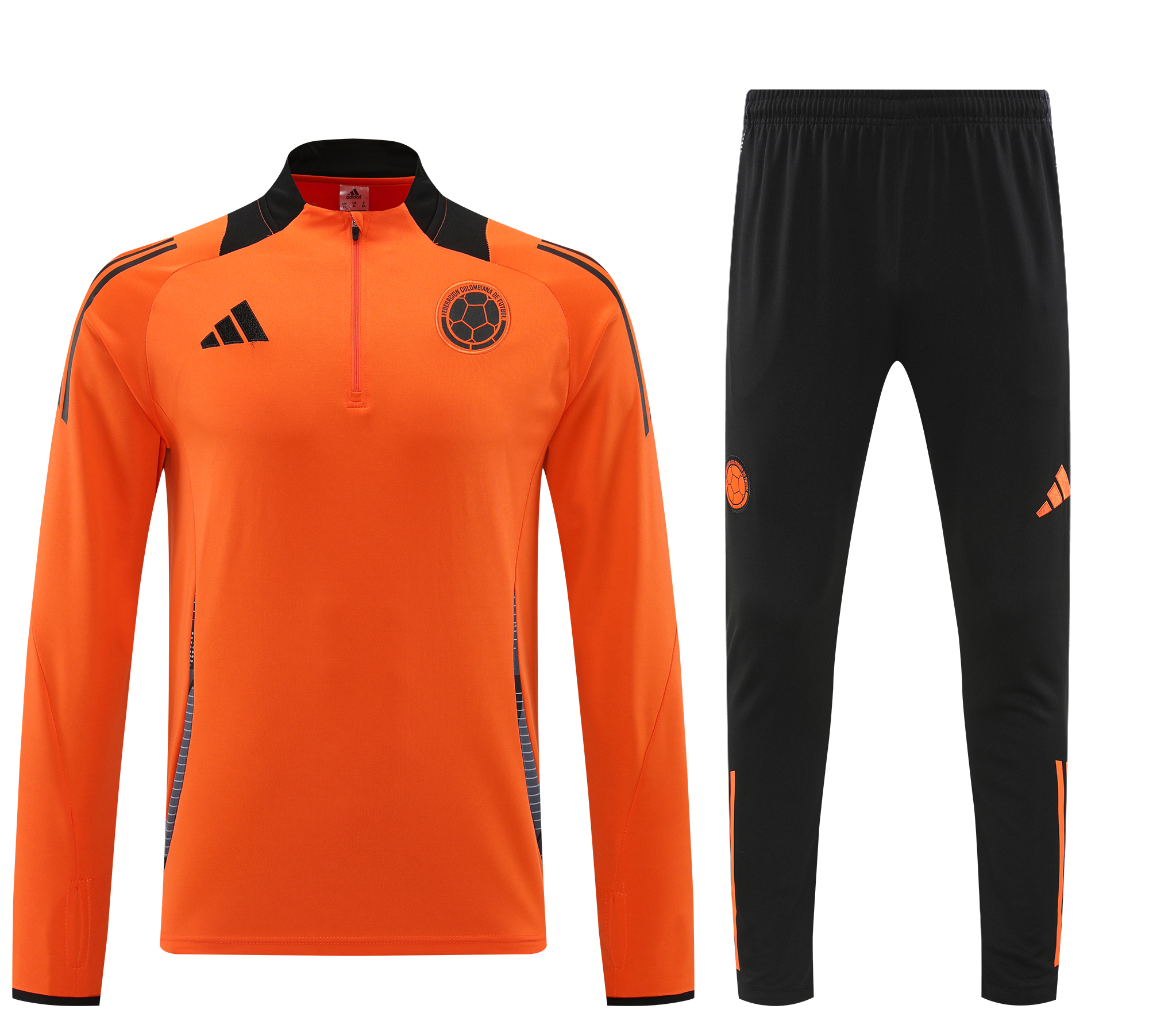 Colombia 2024 Long Sleeve Training Set - Orange - UnitedFutballJersey