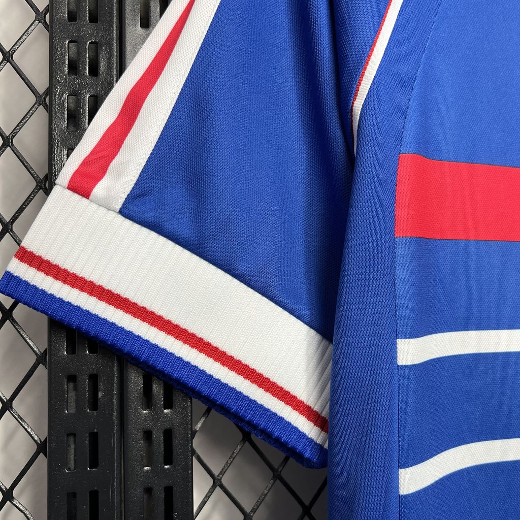 Retro France 1998 Home Stadium Jersey - UnitedFutballJersey