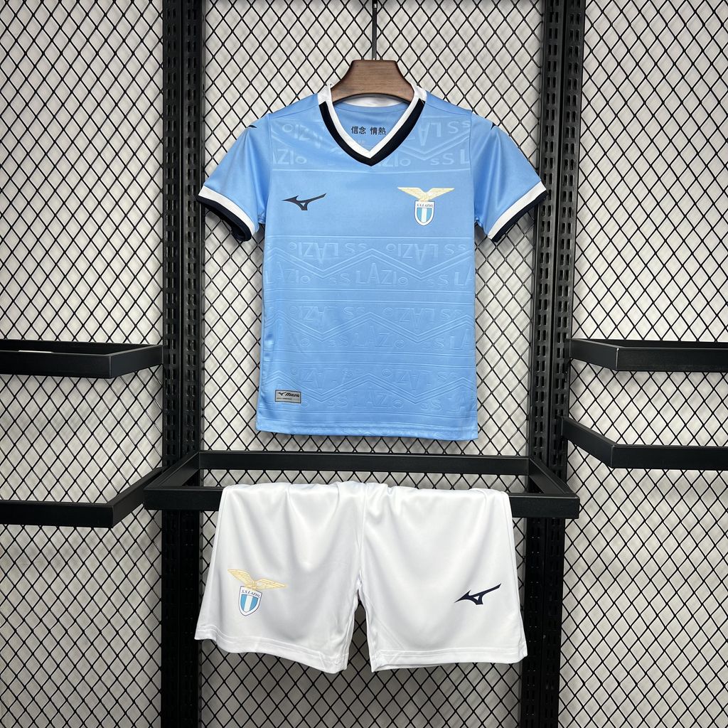 Lazio 24-25 Home Stadium Kids Kit - UnitedFutballJersey