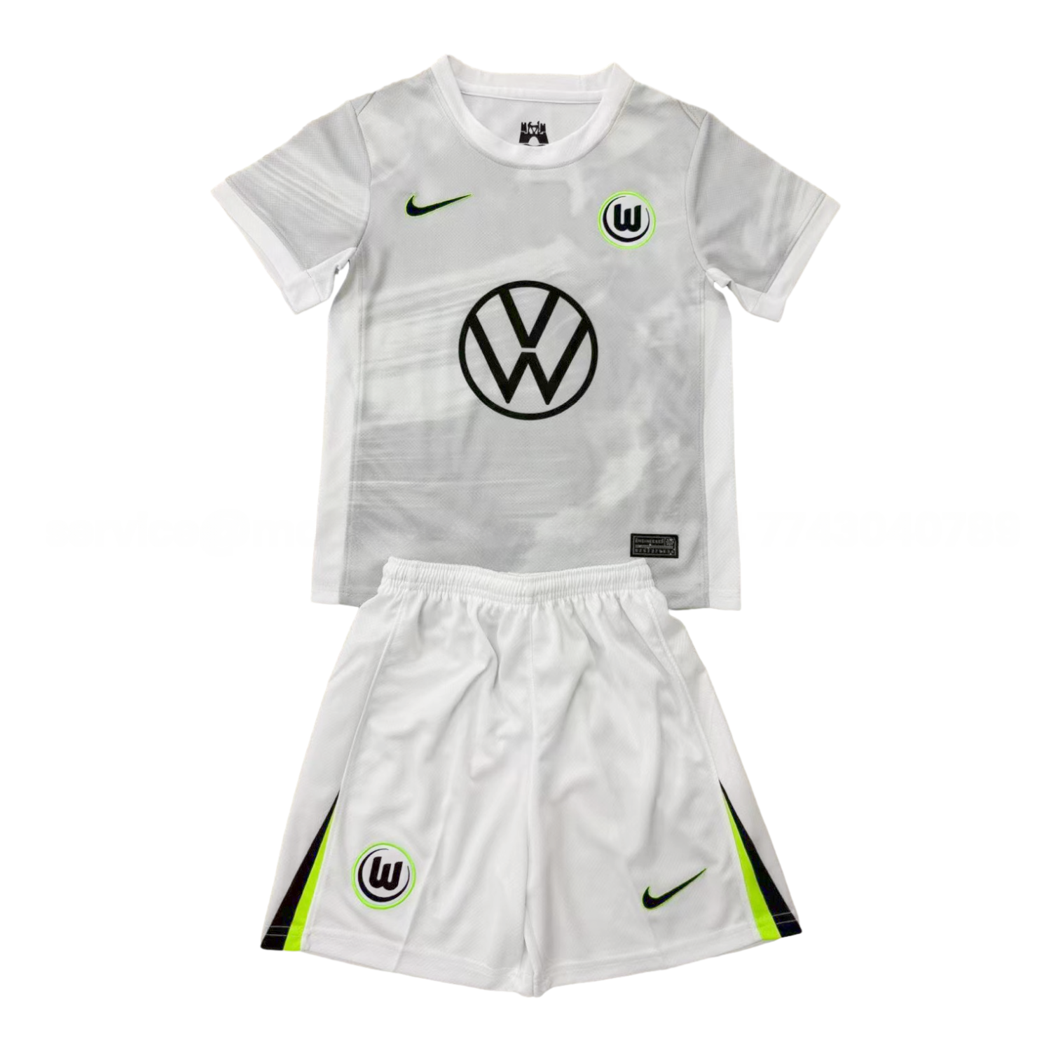 Wolfsburg 25-26 Away Men's Adult Jersey Set - Fans Version - UnitedFutballJersey