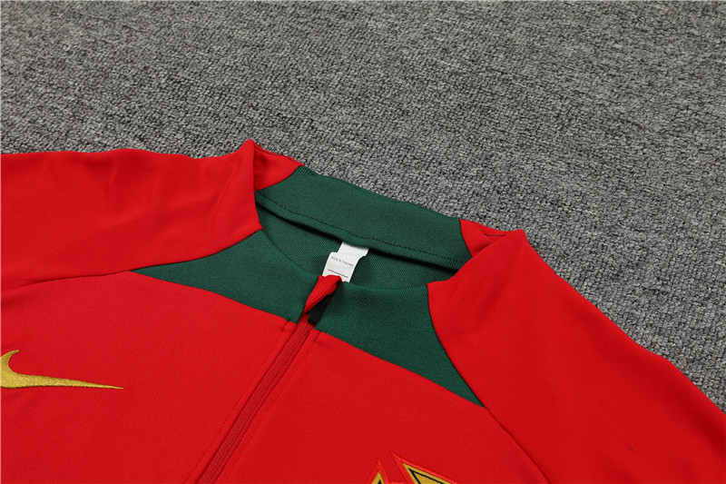 Portugal 23-24 Long Sleeve Training Set -Red - UnitedFutballJersey