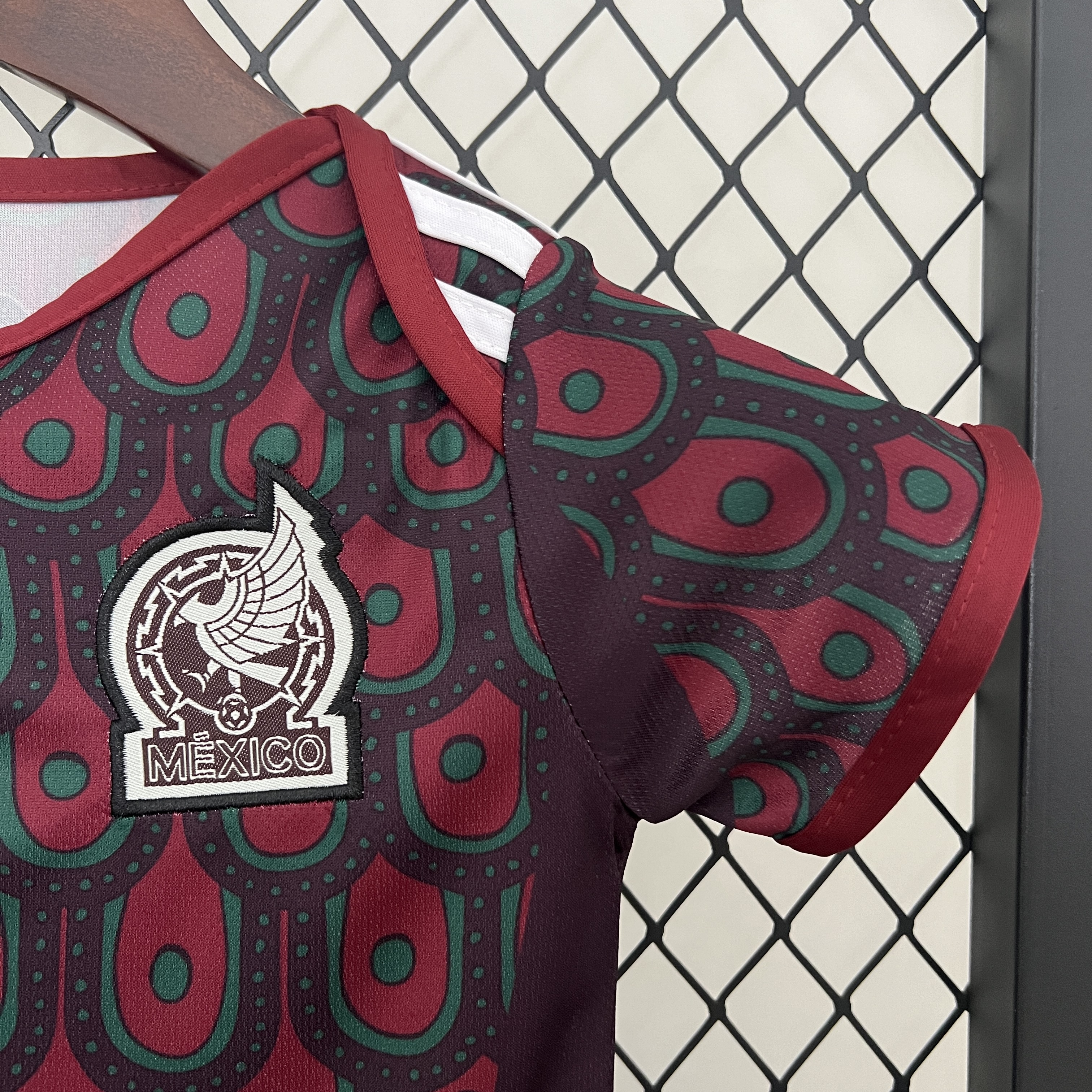 Mexico 2024 Home Baby Crawling Suit - UnitedFutballJersey
