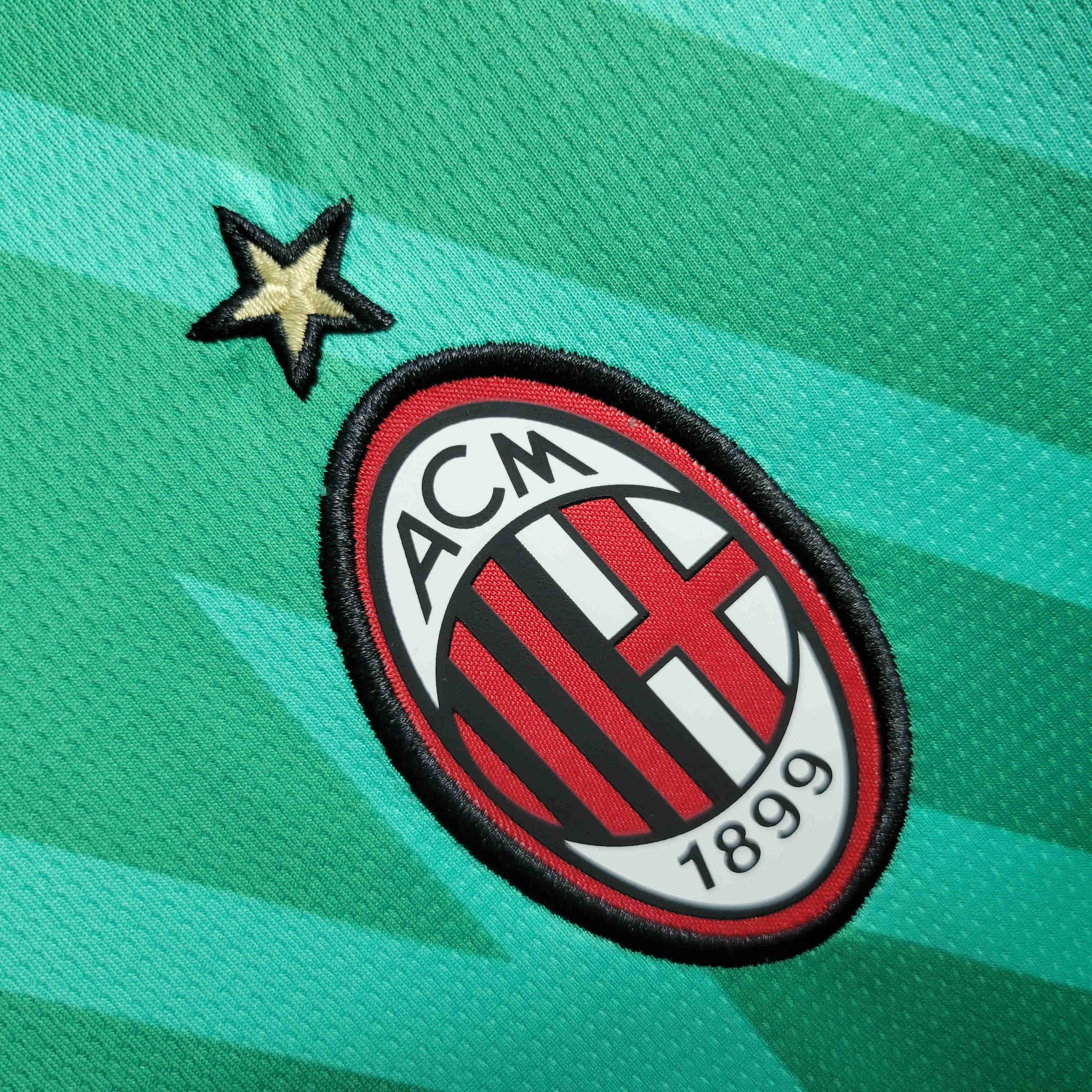 AC Milan 23-24 Green Goalkeeper Jersey - Fans Version - UnitedFutballJersey