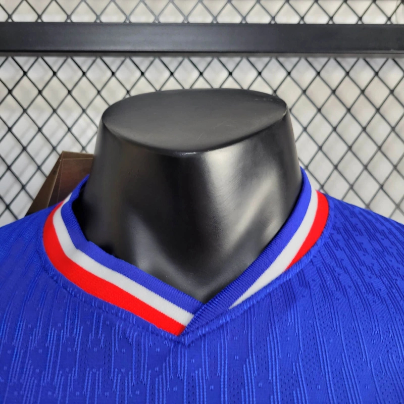France 2024 Home Long Sleeve Jersey - Player Version - UnitedFutballJersey