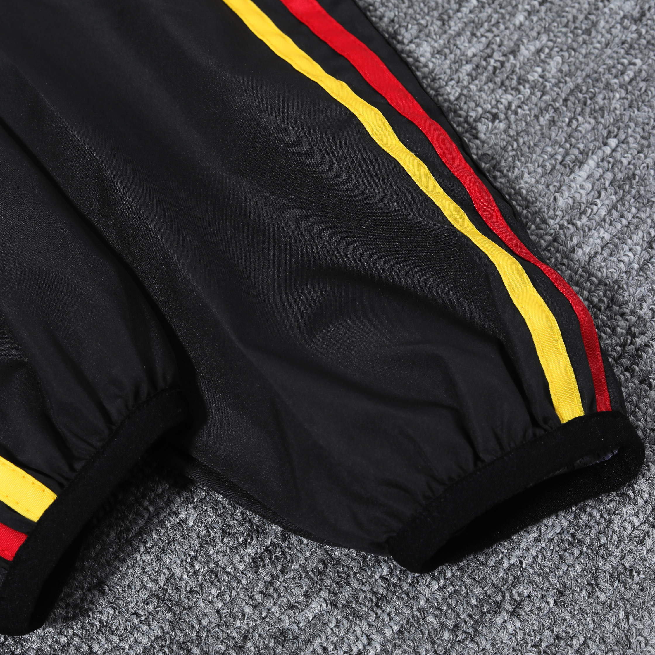 Germany 2024 National Flag Tricolor Hooded Windbreaker - Player Version - UnitedFutballJersey