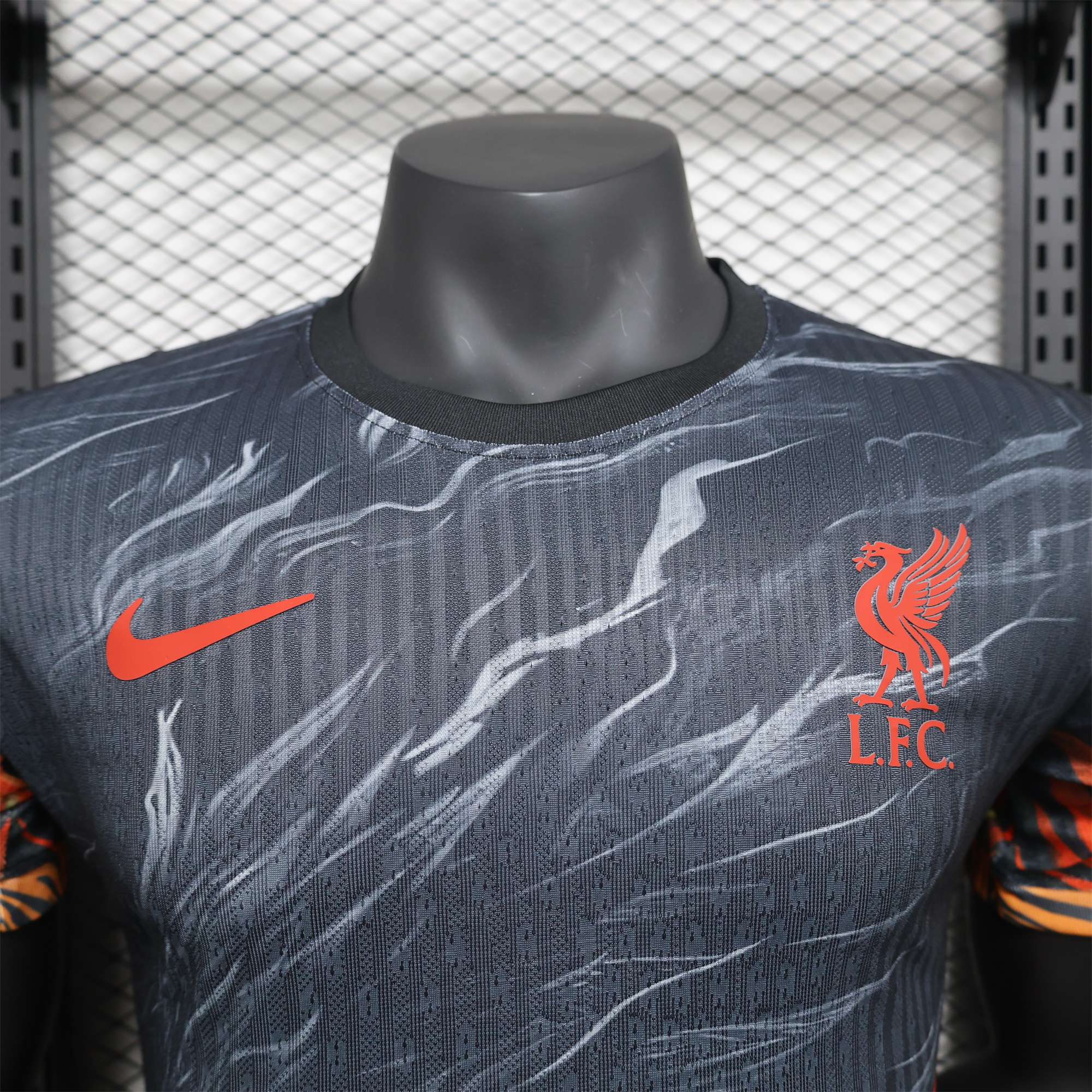 Liver.pool 24-25 Red and Black Phoenix Jersey - Player Version - UnitedFutballJersey