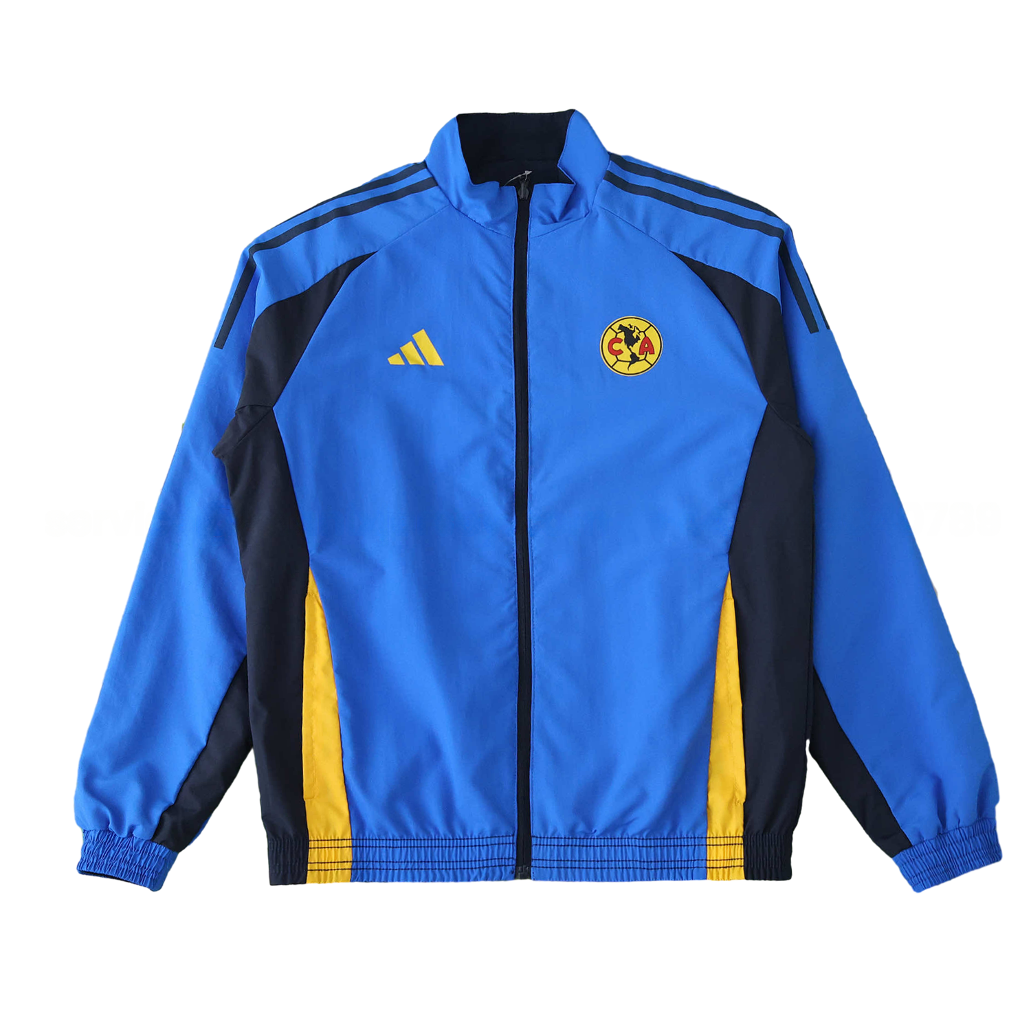 Club América 25-26 Throwback Double Sided Reversible Windbreaker - Blue & Black - UnitedFutballJersey