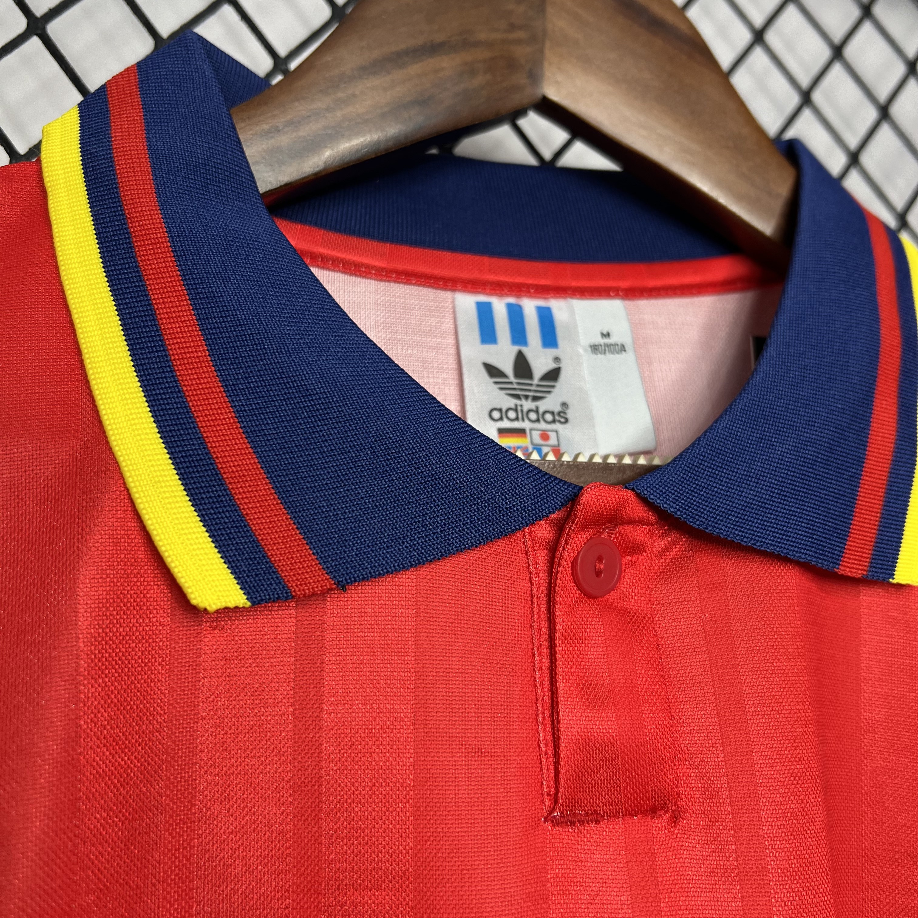 Retro Spain 1994 Home Stadium Jersey - UnitedFutballJersey