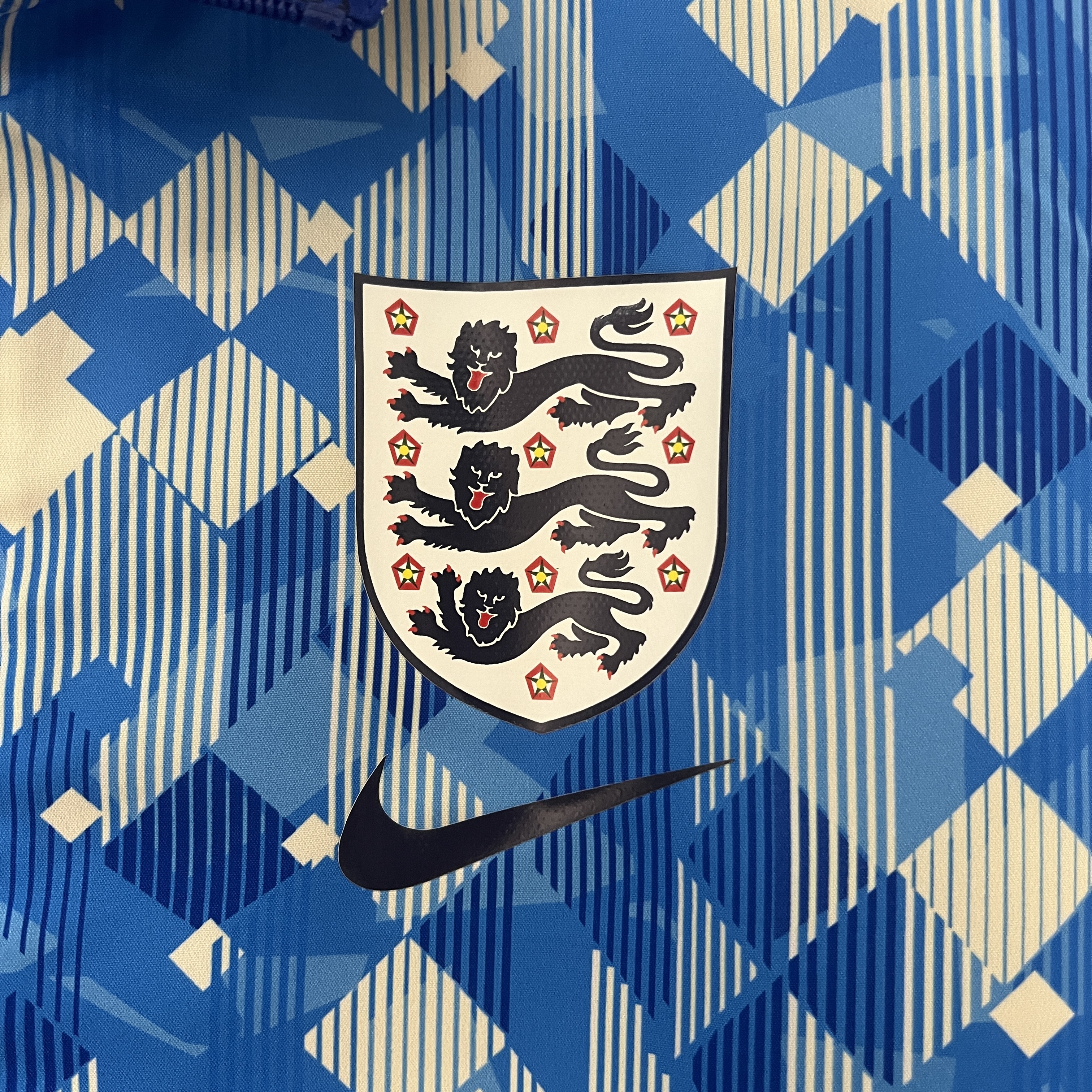 England 2024 Double Sided Reversible Windbreaker - Blue - UnitedFutballJersey