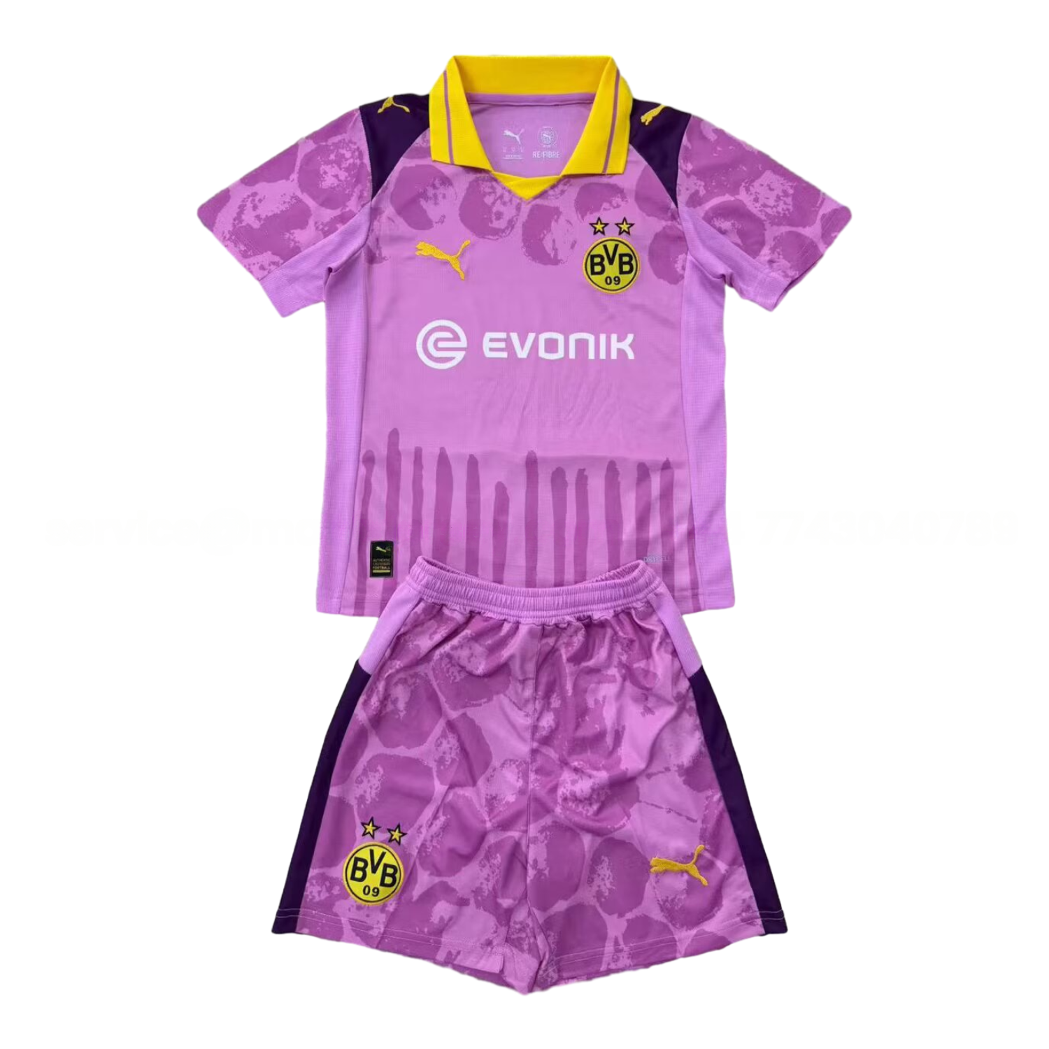 Dortmund 2025 Club World Cup Goalkeeper Purple Men's Adult Jersey Set - Fans Version - UnitedFutballJersey