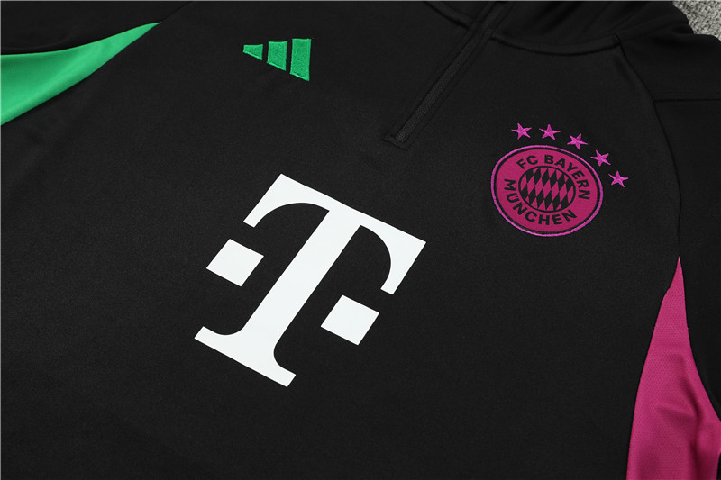 Bayern Munich 23-24 Long Sleeve Training Set -Black - UnitedFutballJersey